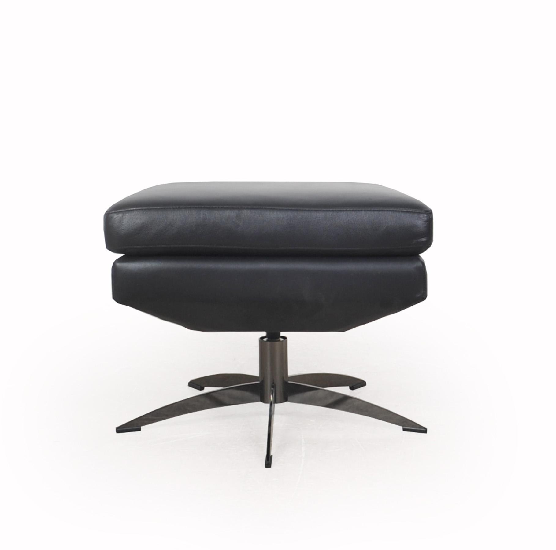

    
Moroni 586 - Hansen Accent Chair &amp; Ottoman Black 58606B1298-Set-2
