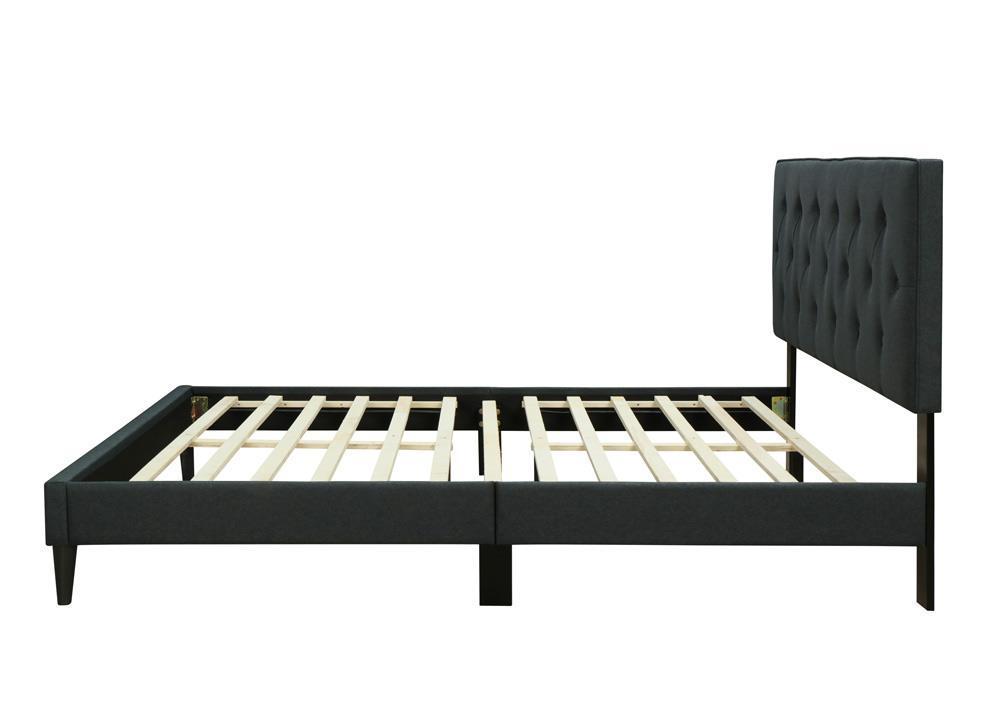 

        
Bernards Furniture PIPER 1136-104 Panel Bed Black Polyester 708939113616
