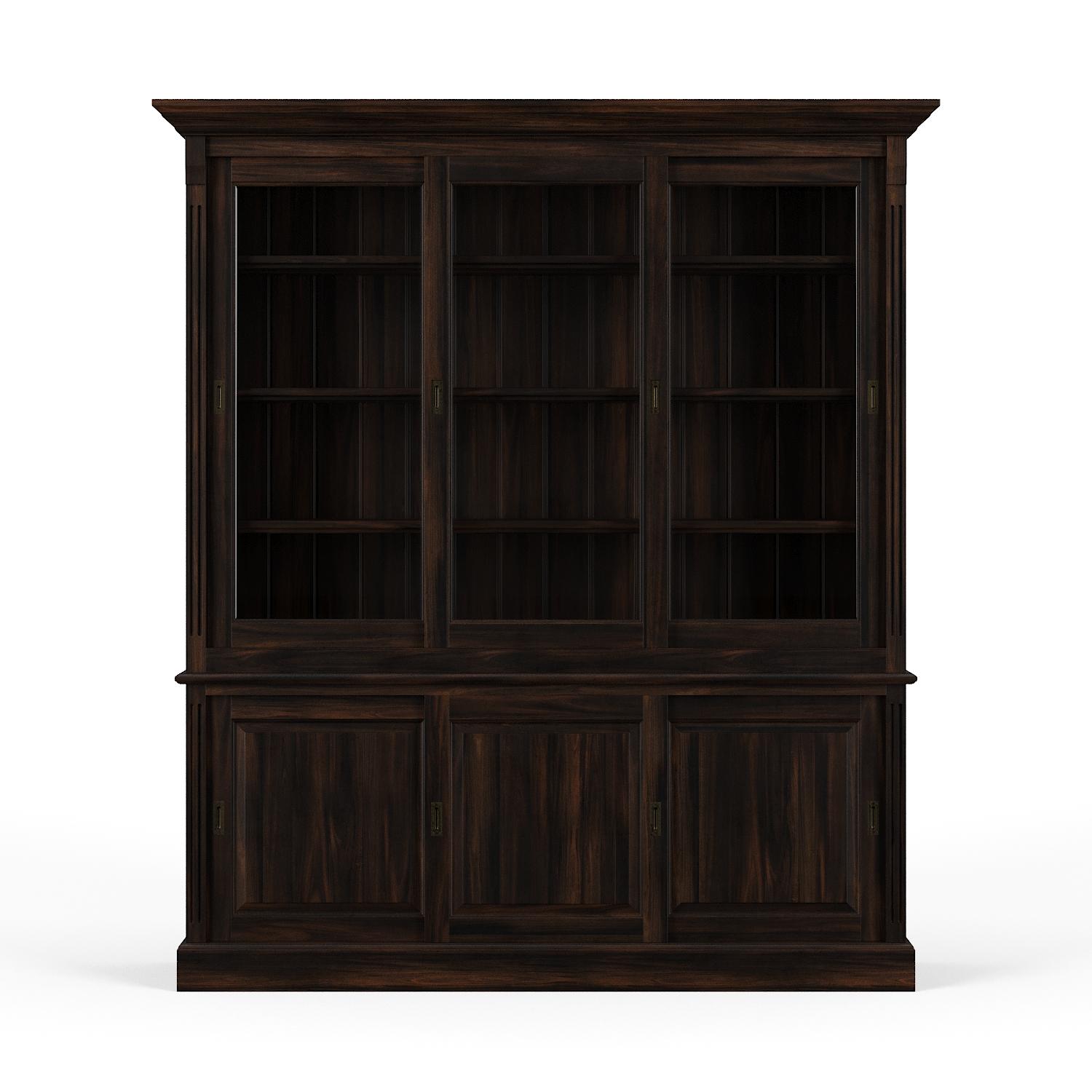 

    
Home Office BLACK VDK Hudson 88"Bookcase w/Sliding Doors Bramble 25975 Sp Order
