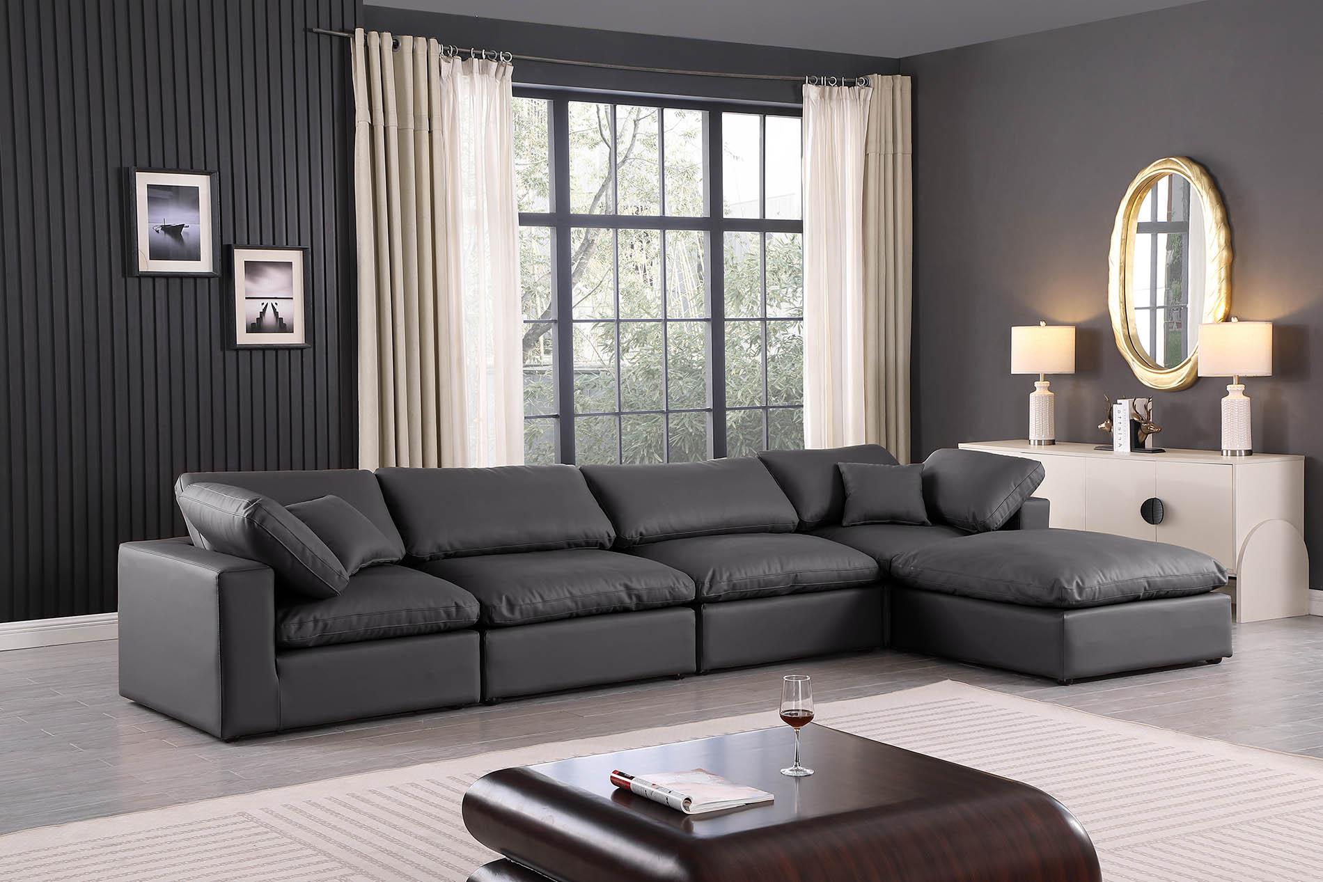

        
Meridian Furniture 188Black-Sec5A Modular Sectional Black Faux Leather 094308288482
