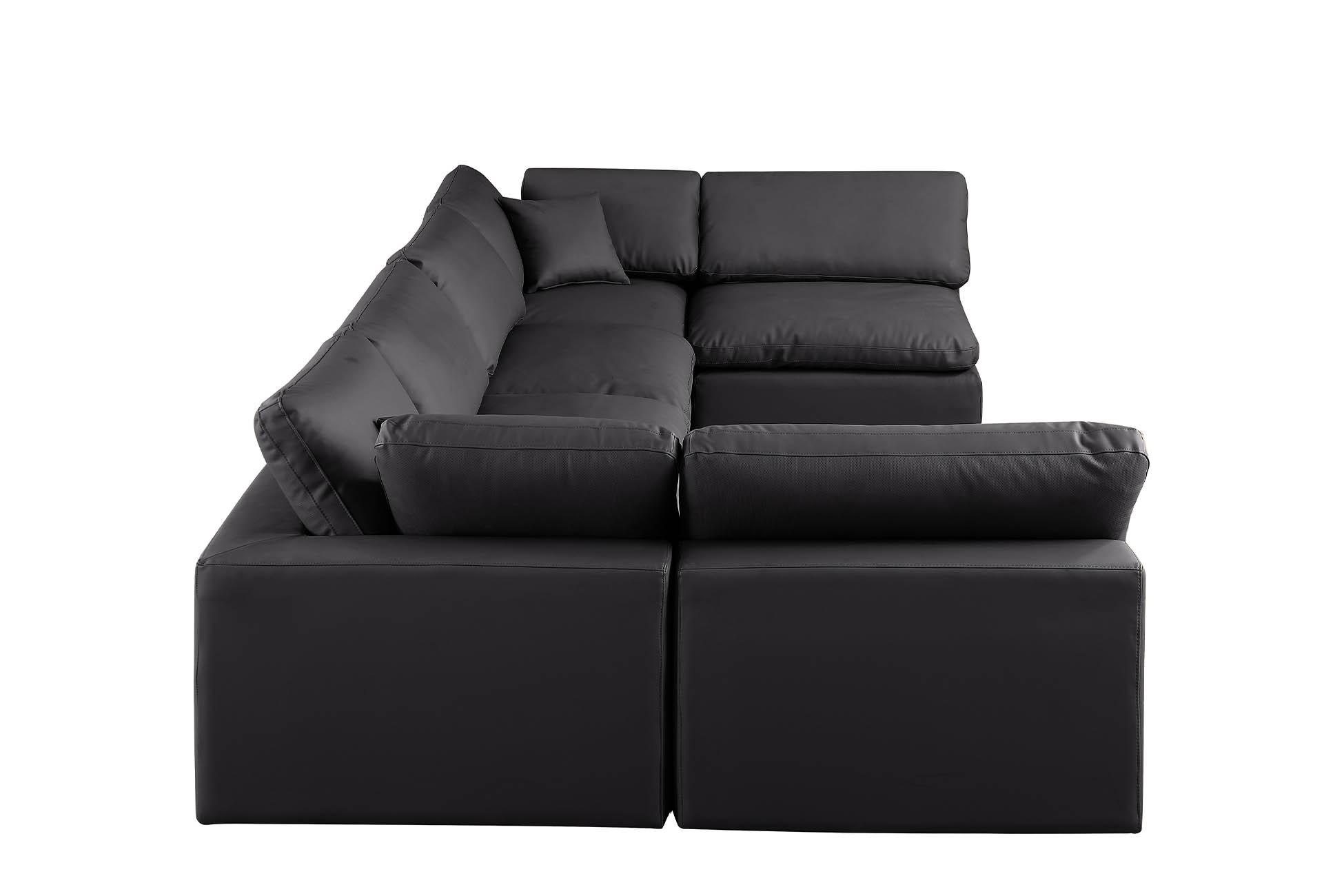 

        
Meridian Furniture 188Black-Sec6D Modular Sectional Black Faux Leather 094308288550

