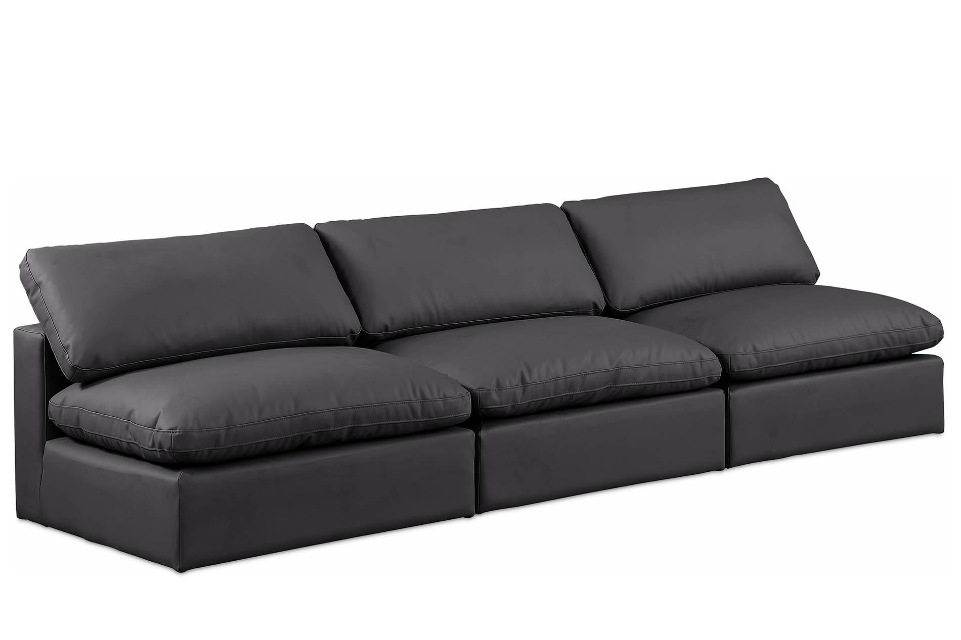 

    
Black Vegan Leather Modular Sofa COMFY 188Black-S117 Meridian Contemporary

