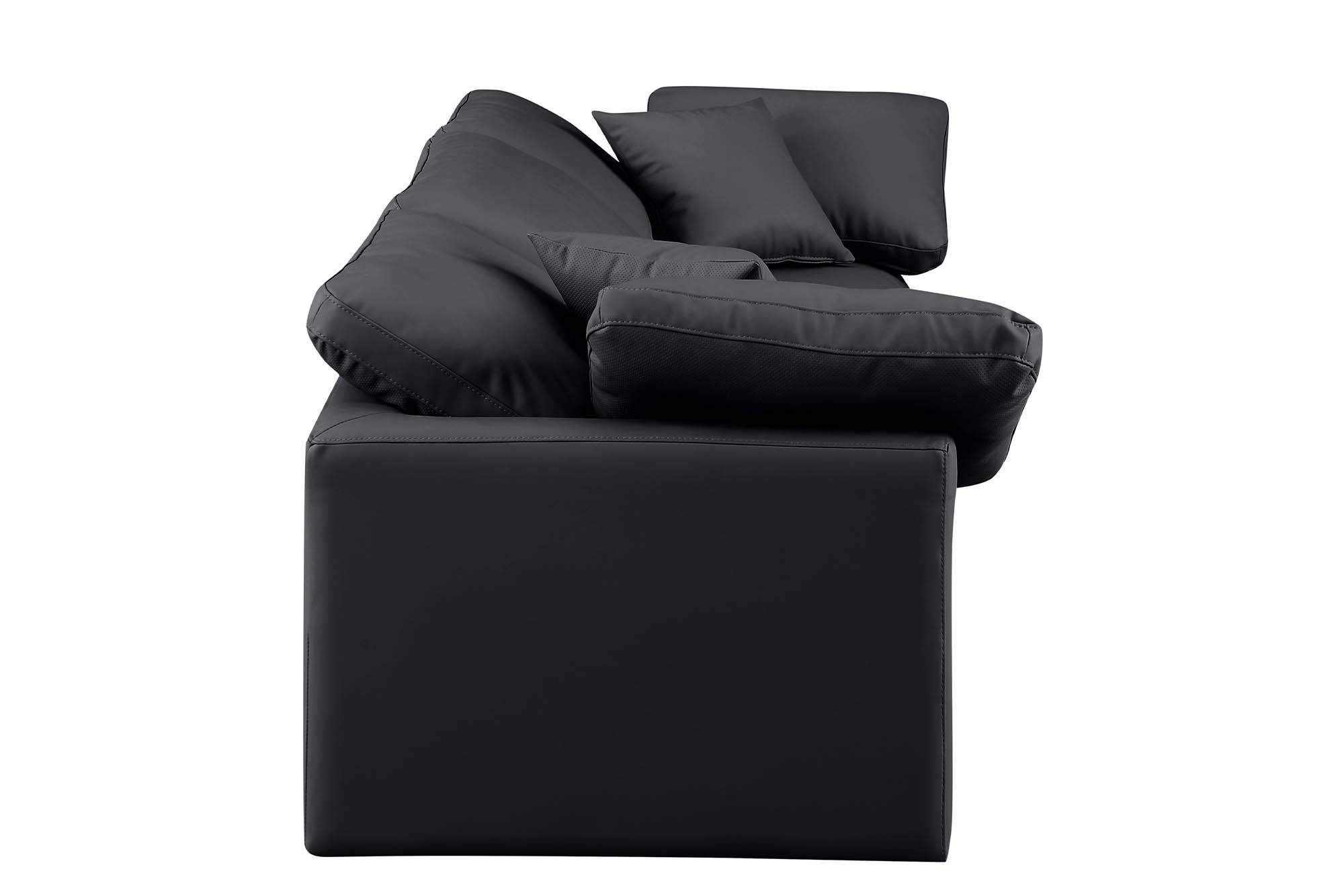 

        
Meridian Furniture INDULGE 146Black-S105 Modular Sofa Black Faux Leather 094308315119
