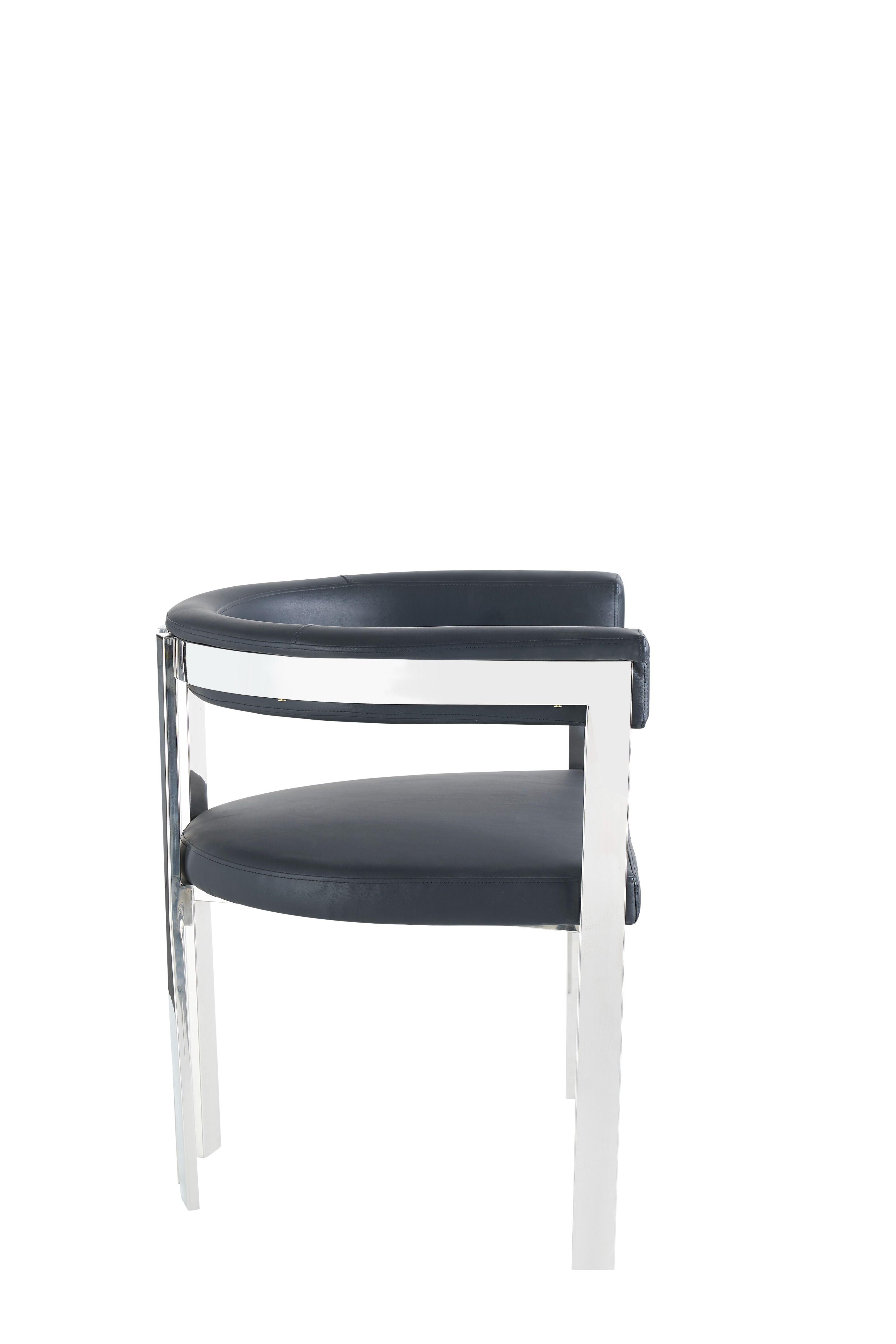 

                    
VIG Furniture VGZAY129-BLK-DC-Set-2 Dining Chair Set Chrome/Black Eco Leather Purchase 

