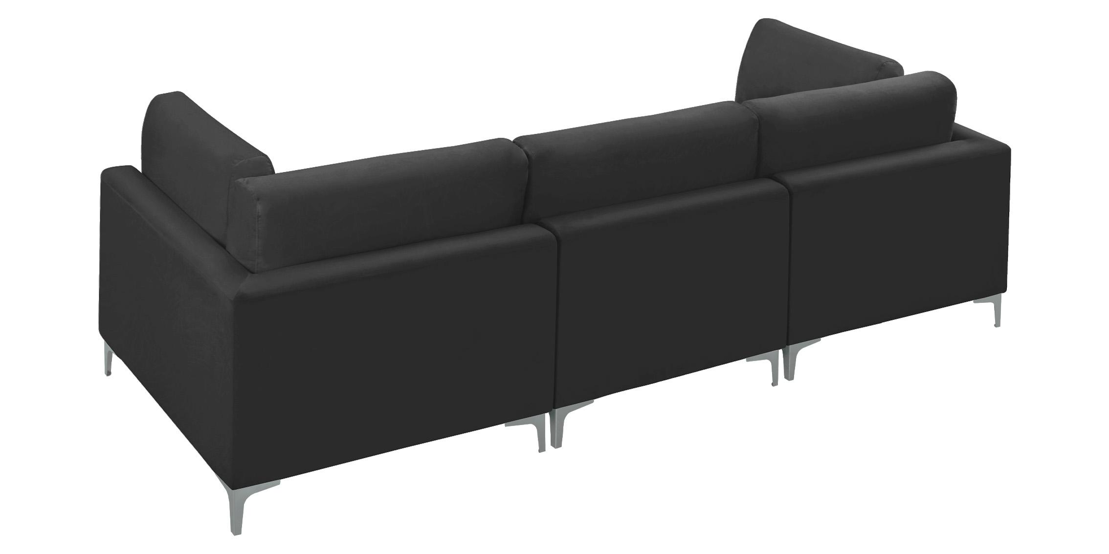 

        
Meridian Furniture JULIA 605Black-S108 Modular Sofa Black Velvet 753359809250
