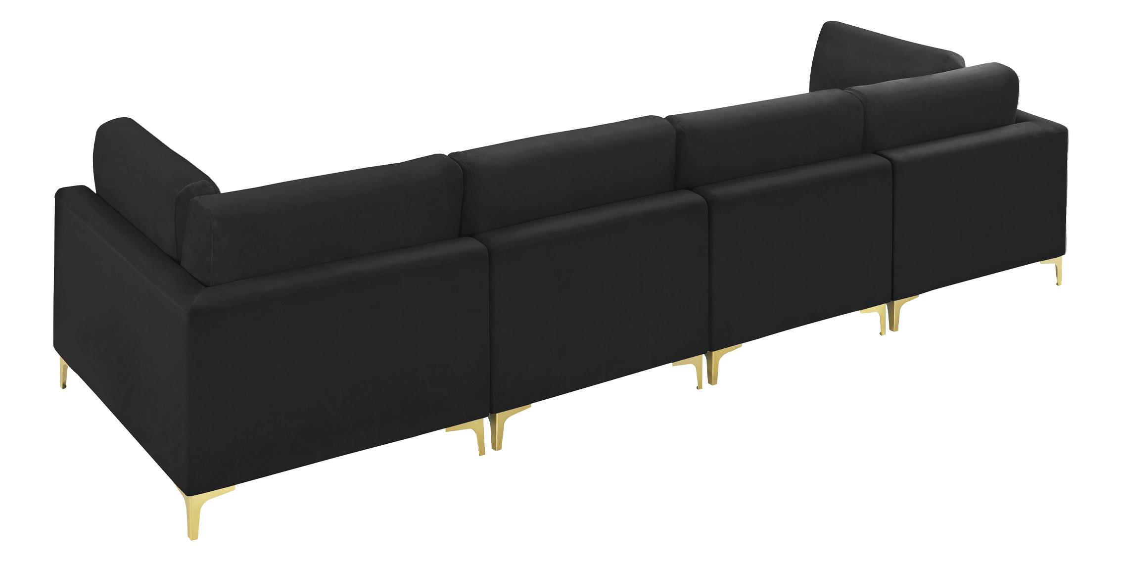 

        
Meridian Furniture JULIA 605Black-S142 Modular Sofa Black Velvet 753359809267
