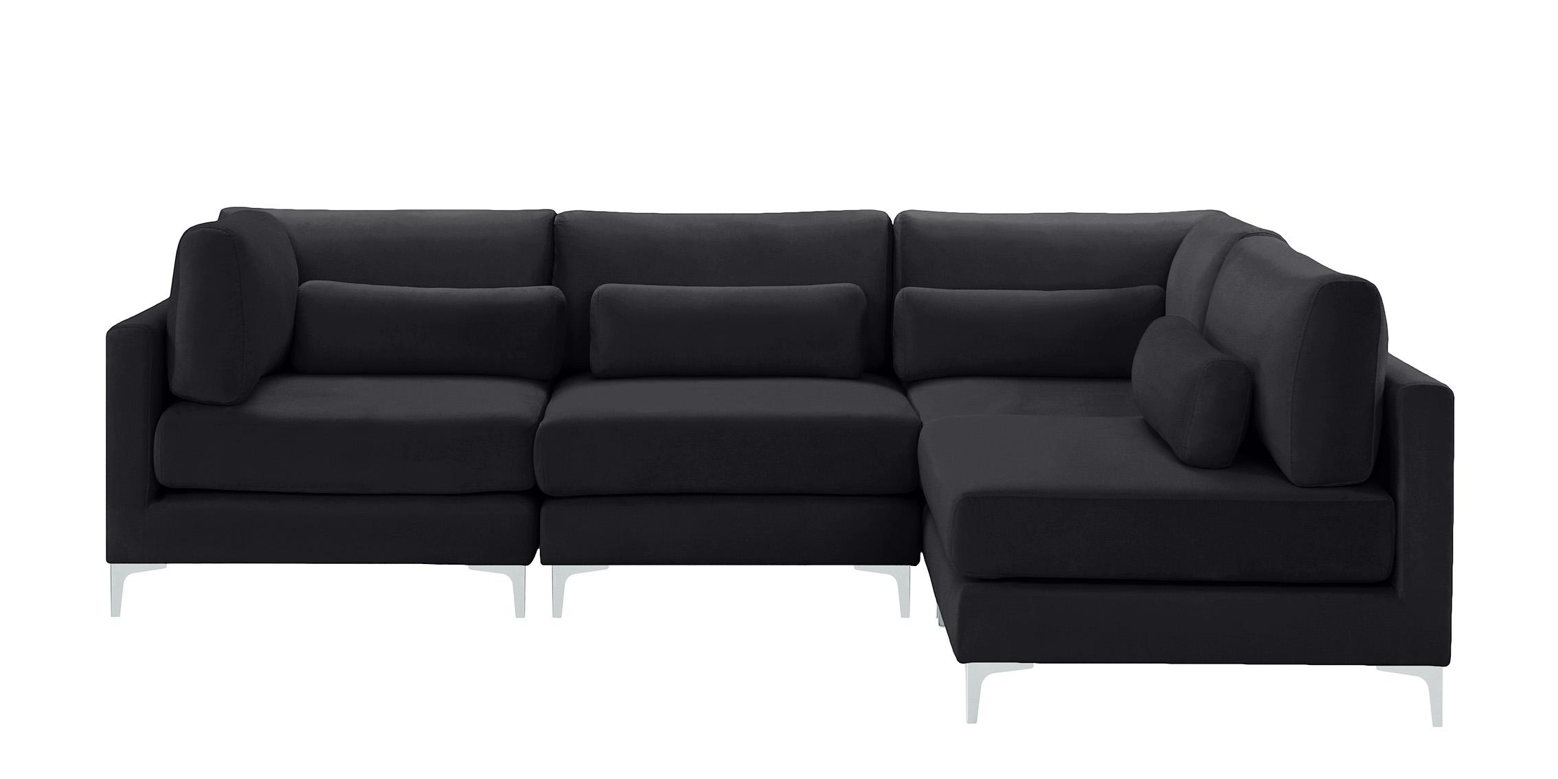 

    
605Black-Sec4B Meridian Furniture Modular Sectional Sofa
