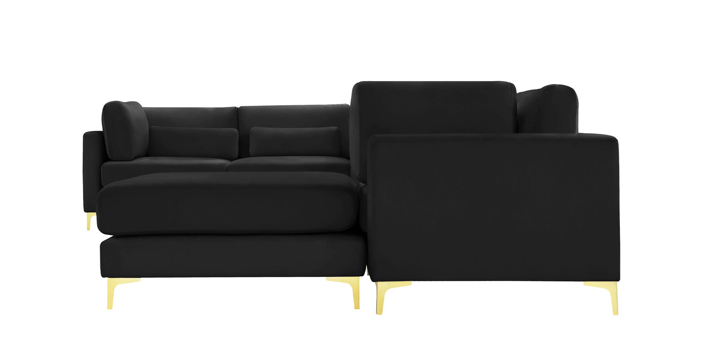 

        
Meridian Furniture JULIA 605Black-Sec7A Modular Sectional Sofa Black Velvet 753359809335
