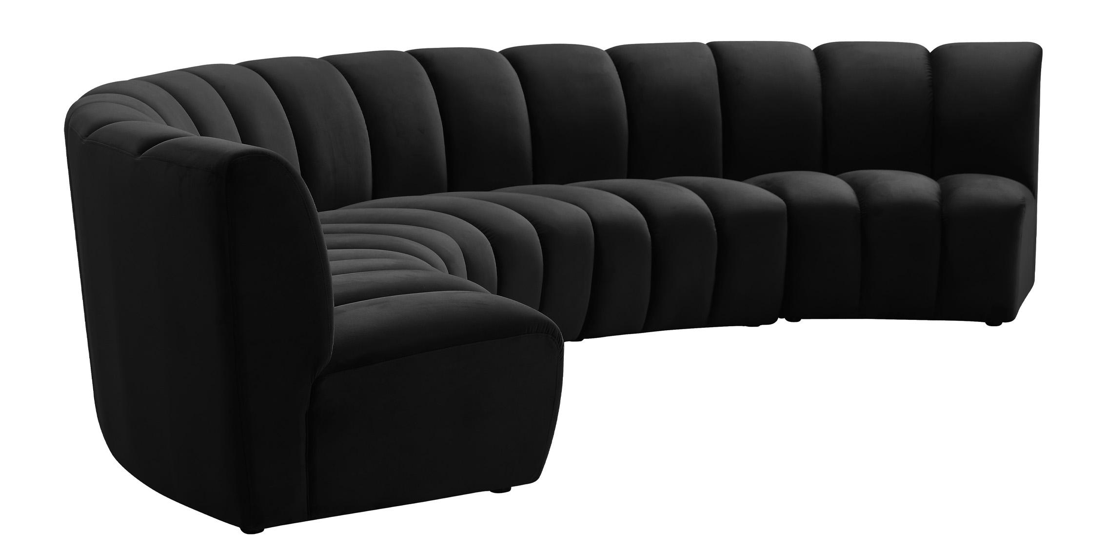 

    
Meridian Furniture INFINITY 638Black-5PC Modular Sectional Sofa Black 638Black-5PC
