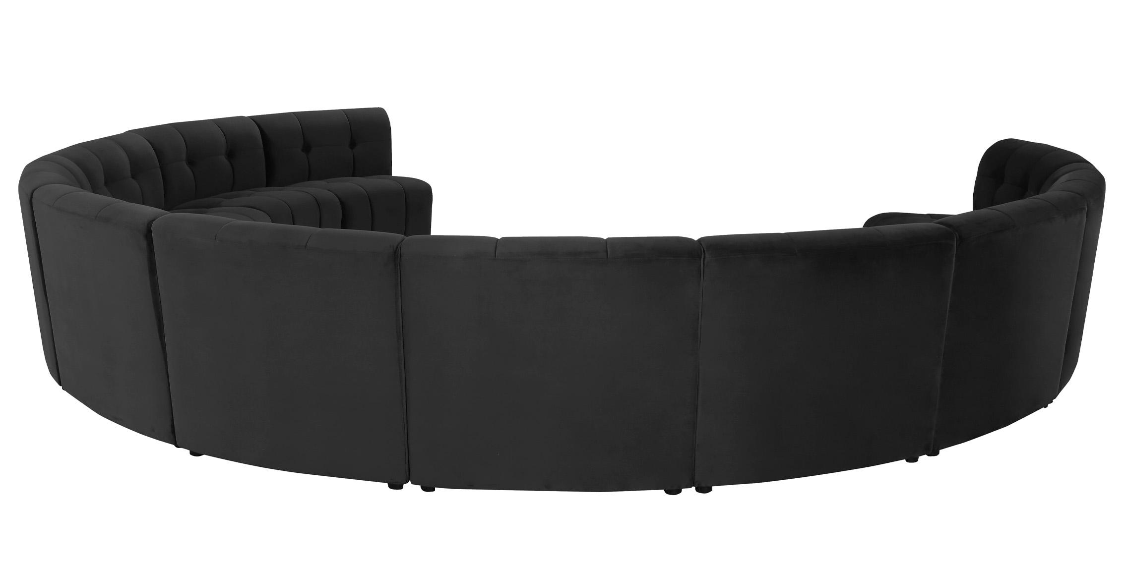 

    
645Black-11PC Black Velvet Modular Sectional Sofa LIMITLESS 645Black-11PC Meridian Modern
