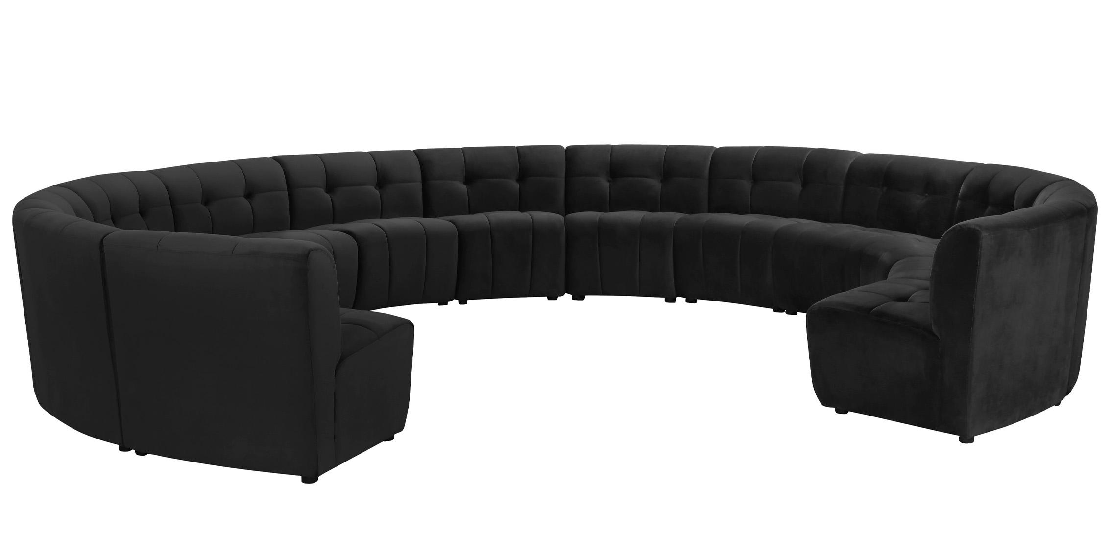 

    
645Black-13PC Meridian Furniture Modular Sectional Sofa
