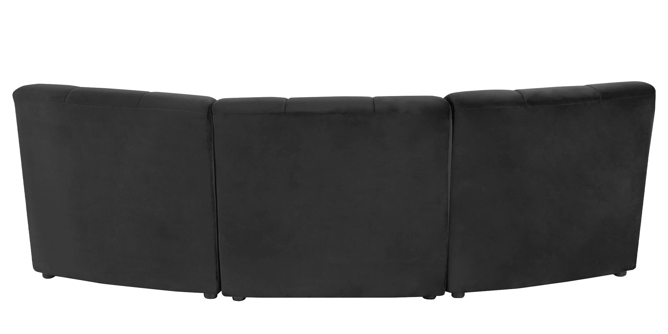 

    
645Black-3PC Black Velvet Modular Sectional Sofa LIMITLESS 645Black-3PC Meridian Modern

