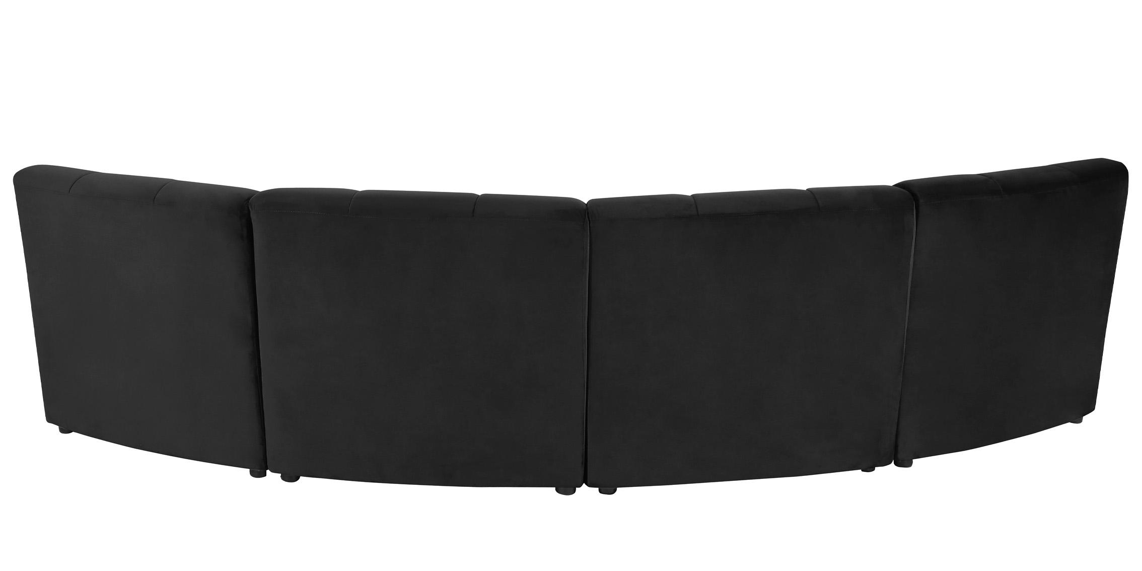 

    
645Black-4PC Black Velvet Modular Sectional Sofa LIMITLESS 645Black-4PC Meridian Modern
