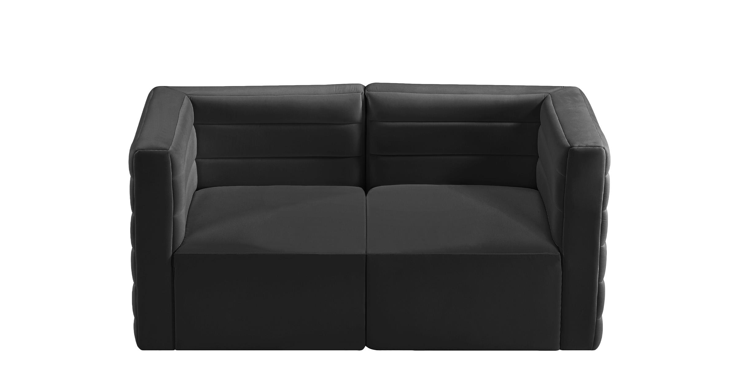 

        
Meridian Furniture Quincy 677Black-S63 Modular Sofa Black Velvet 94308261607
