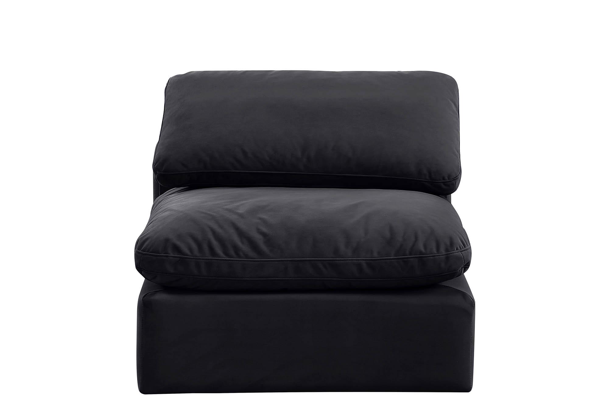 

        
Meridian Furniture INDULGE 147Black-Armless Armless Chair Black Velvet 094308313610
