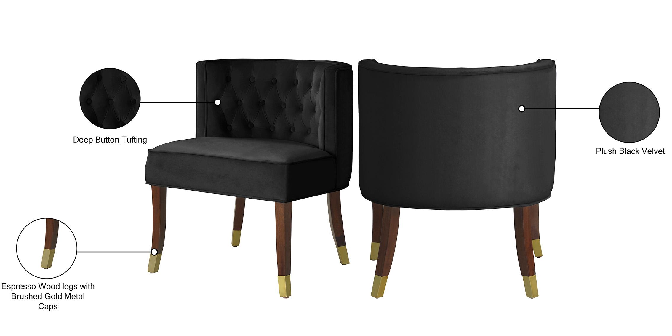 

    
933Black-C-Set-2 Meridian Furniture Dining Chair Set
