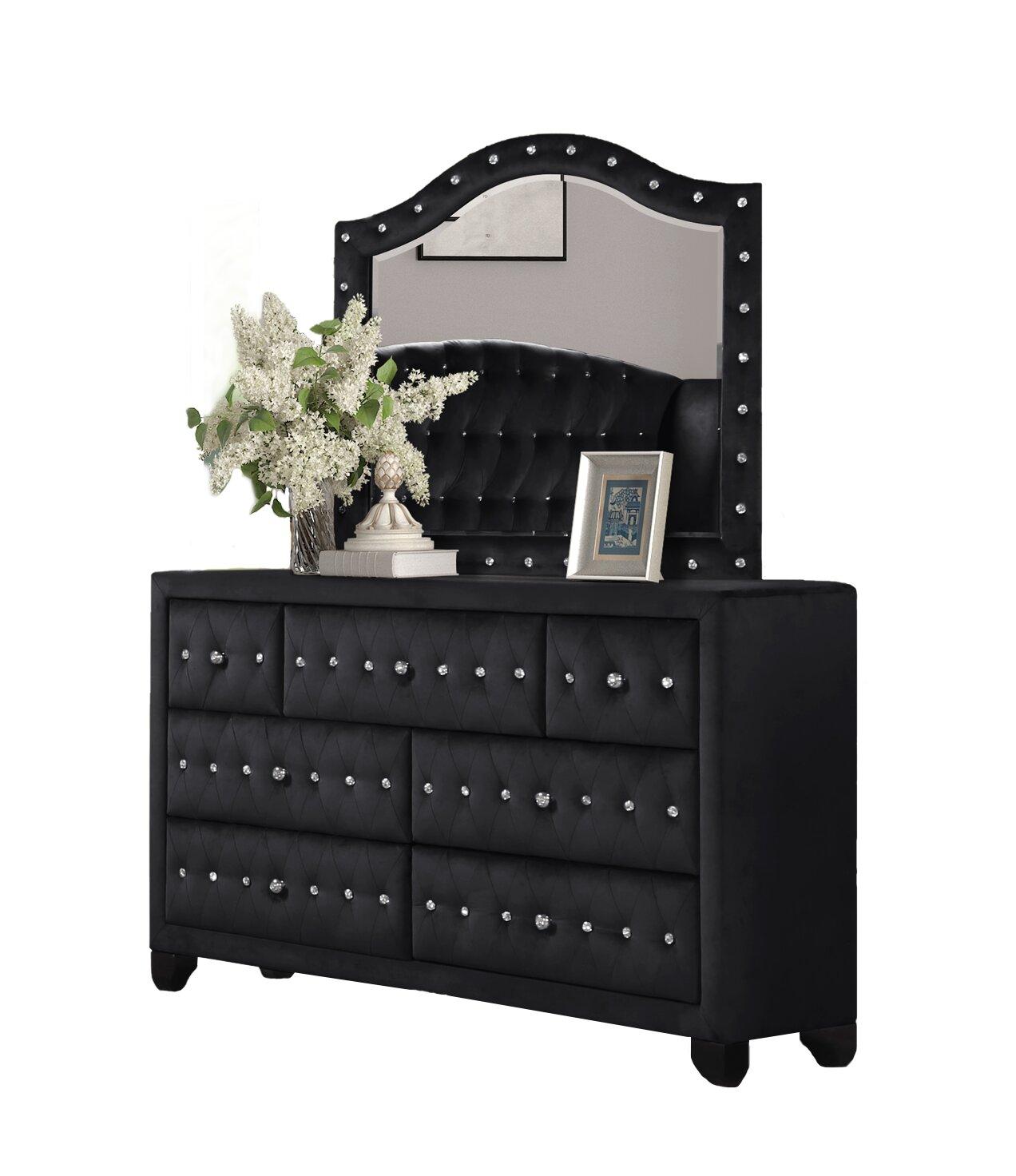 

                    
Galaxy Home Furniture NORA Storage Bedroom Set Black Velvet Purchase 
