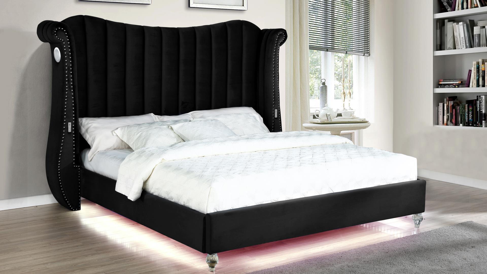 

    
Galaxy Home Furniture TULIP BK Platform Bed Black TULIP-Q-Black
