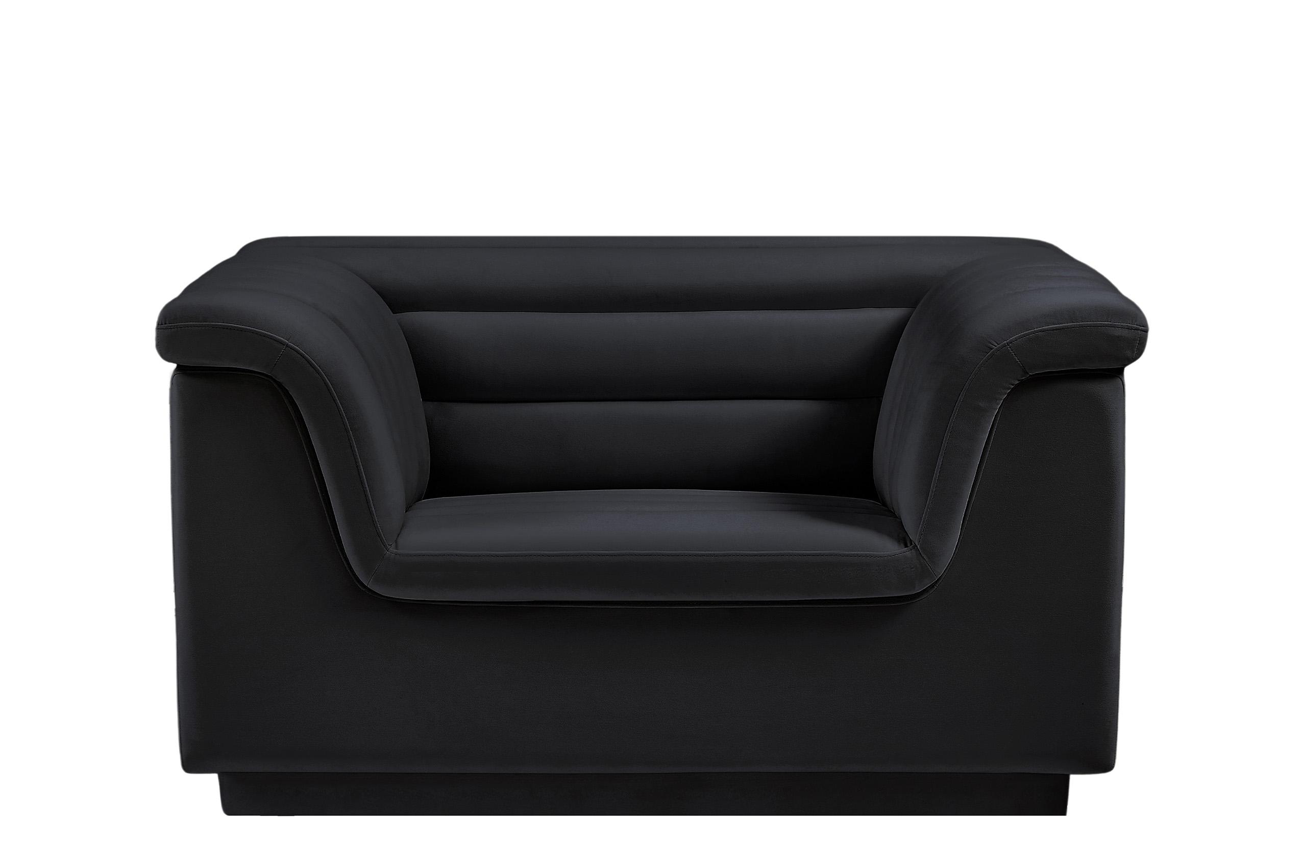 

        
Meridian Furniture CASCADE 192Black-C Arm Chair Black Velvet 094308287058
