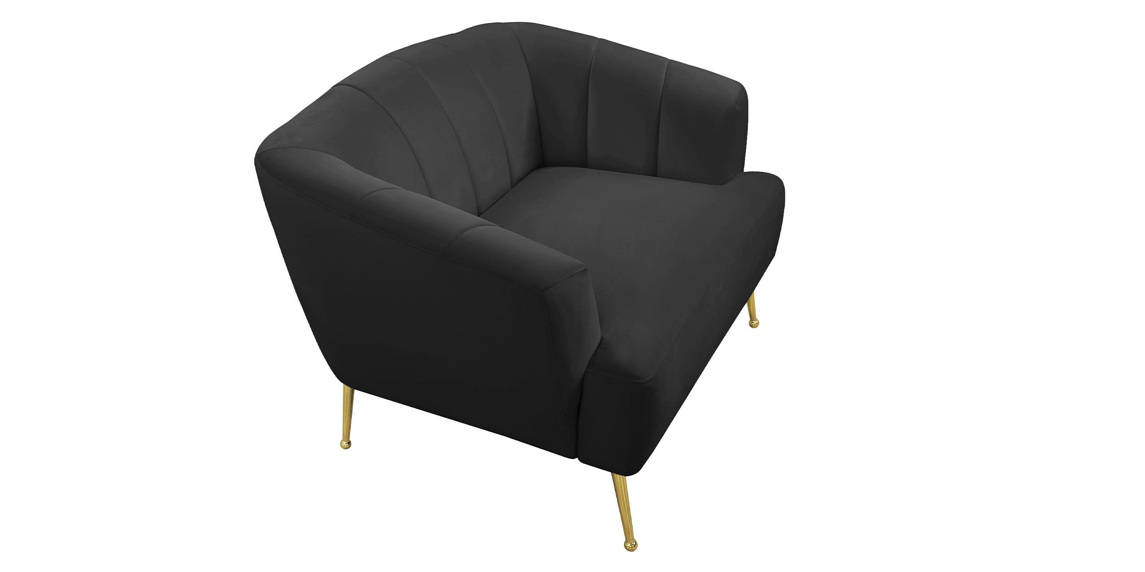 

    
657Black-C-Set-2 Black Velvet Channel Tufted Chair Set 2 TORI 657Black-C Meridian Contemporary
