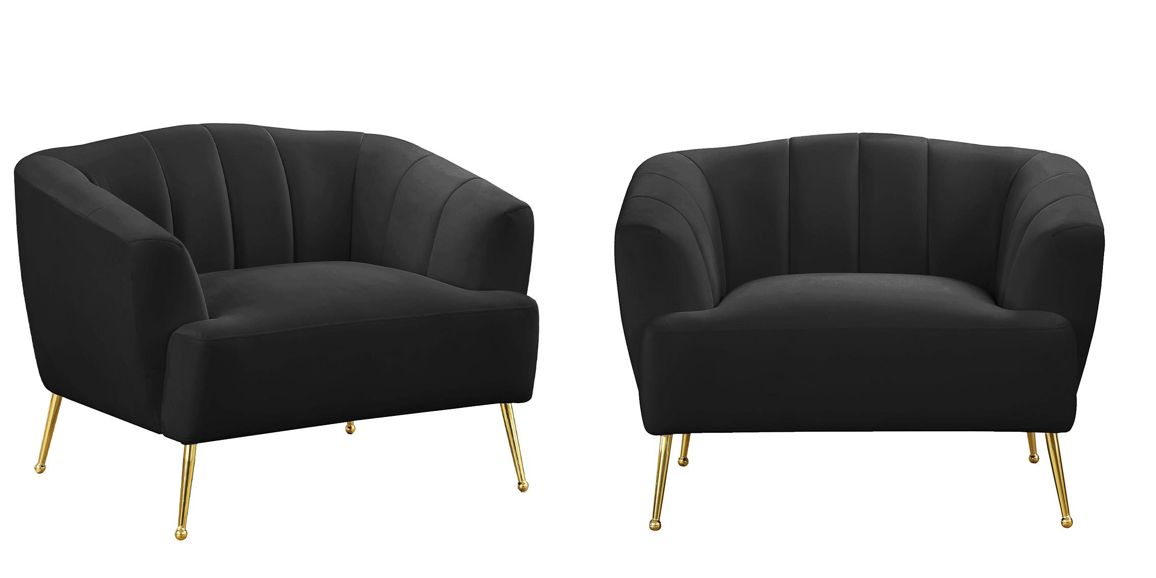 

        
Meridian Furniture TORI 657Black-C-Set Arm Chair Set Black Velvet 704831407686
