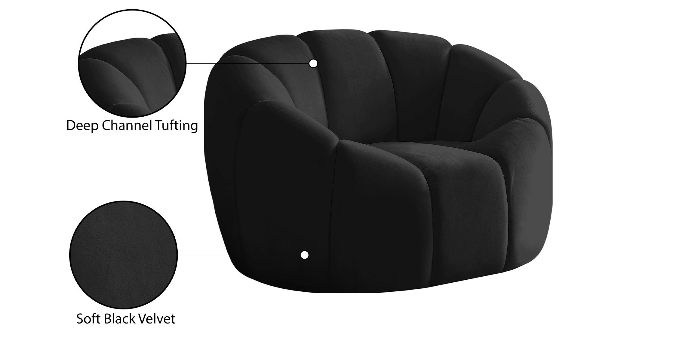 

    
613Black-C-Set-2 Meridian Furniture Arm Chair Set
