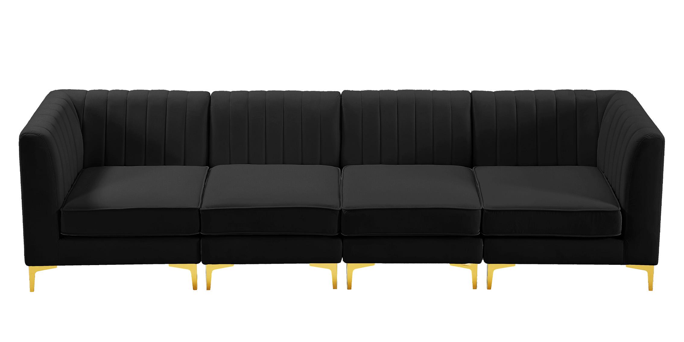 

    
Meridian Furniture ALINA 604Black-S119 Modular Sectional Sofa Black 604Black-S119
