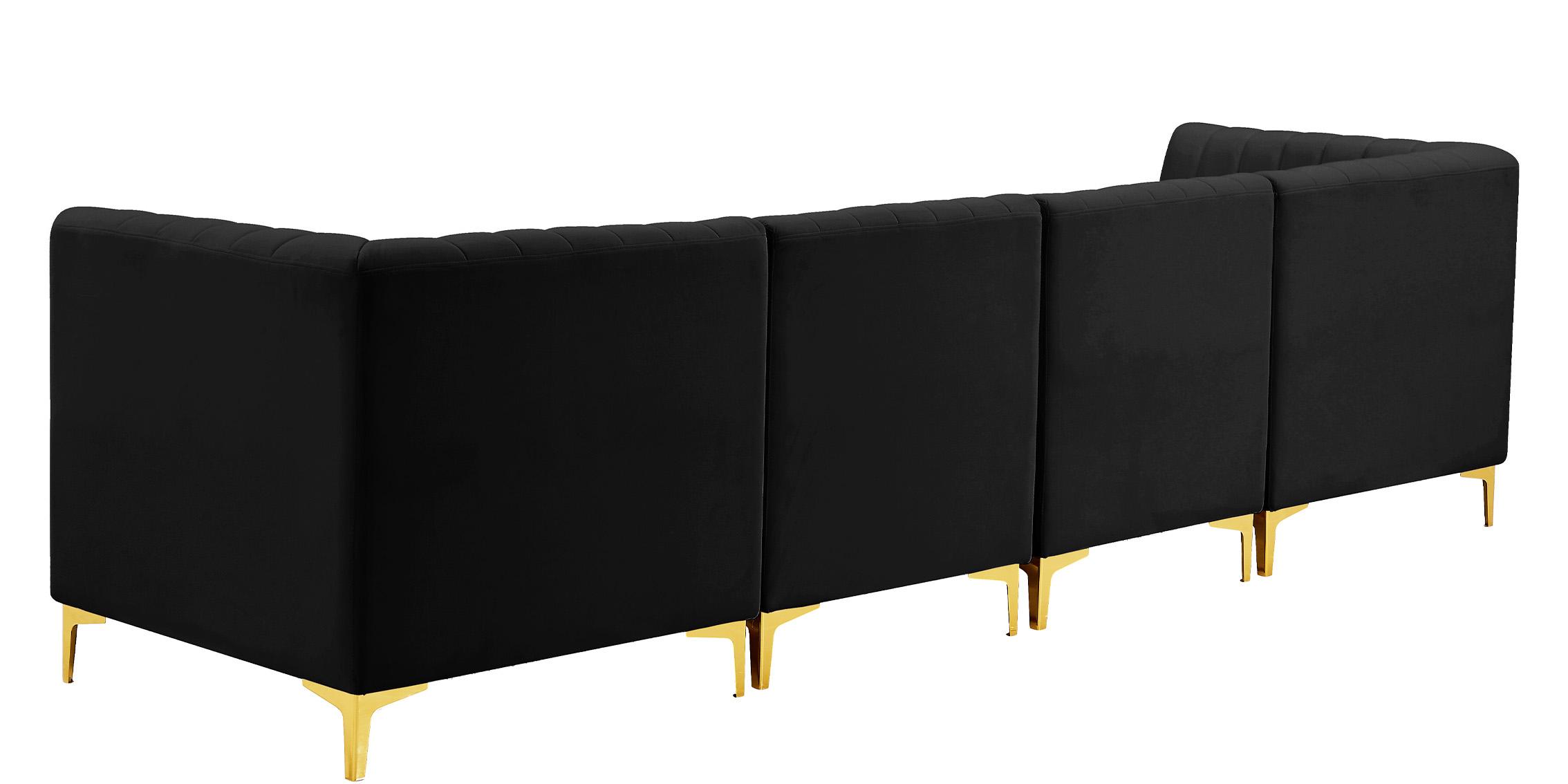 

    
604Black-S119 Meridian Furniture Modular Sectional Sofa
