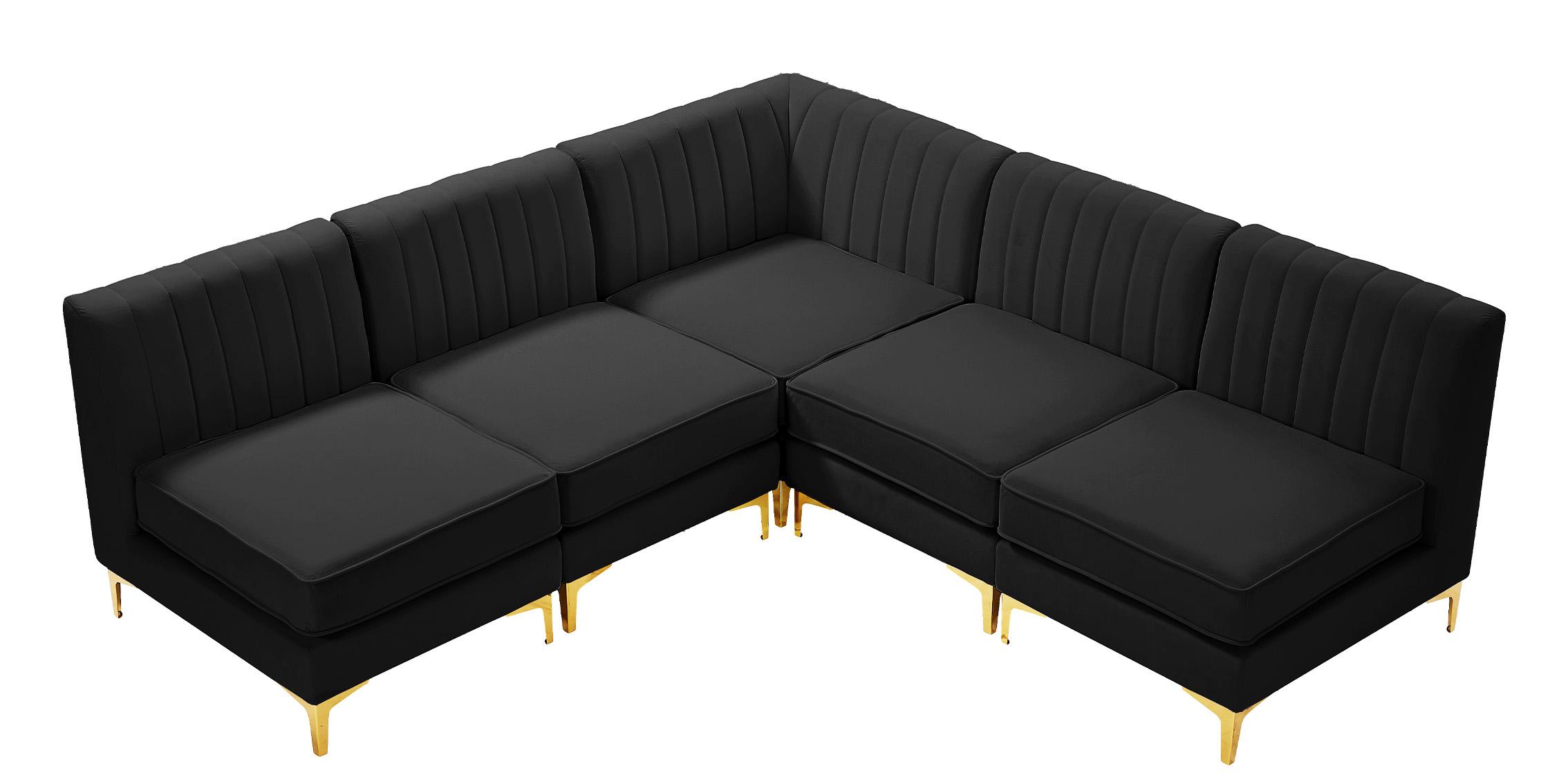 

    
Meridian Furniture ALINA 604Black-Sec5A Modular Sectional Sofa Black 604Black-Sec5A
