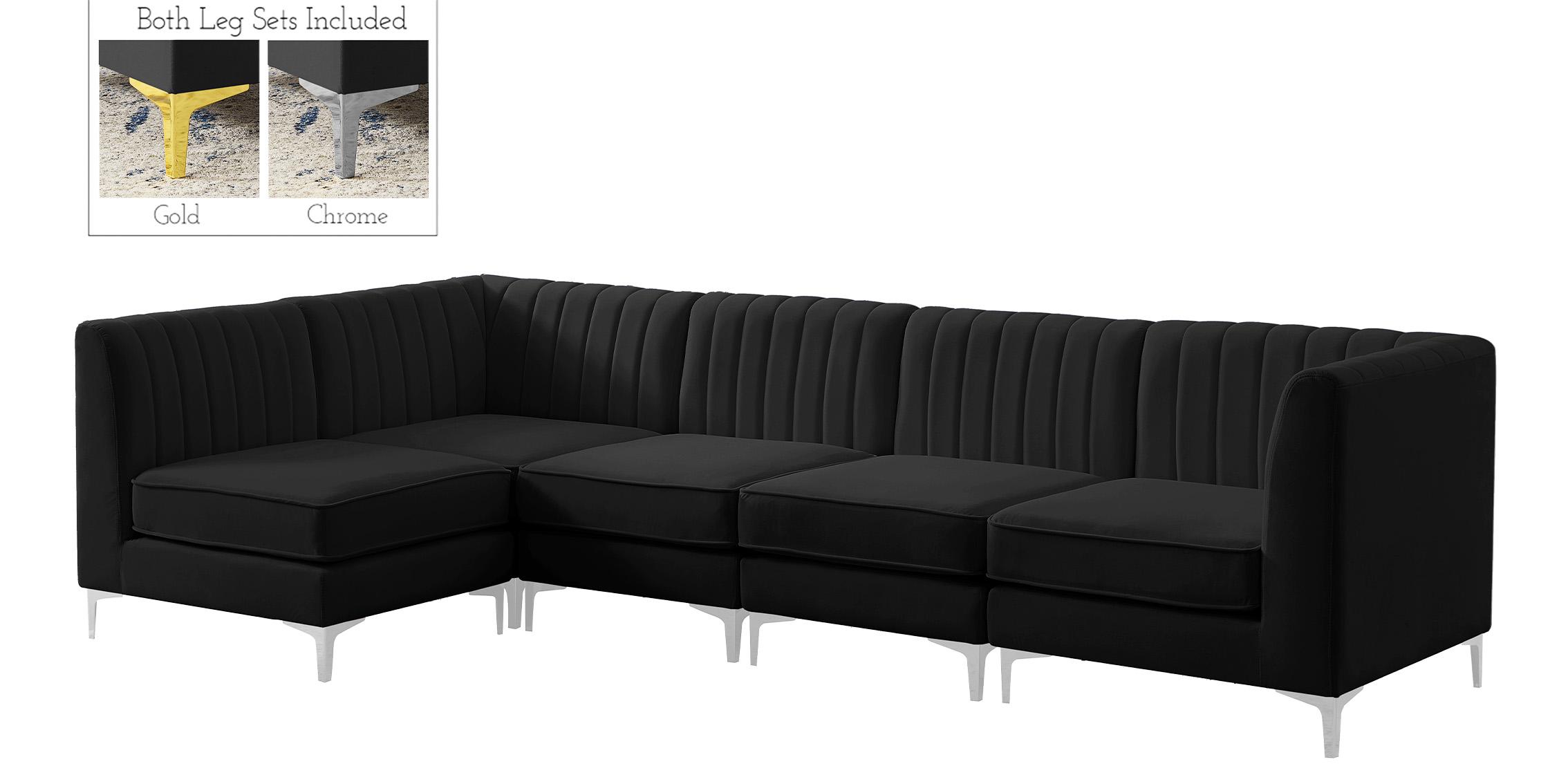 

    
Meridian Furniture ALINA 604Black-Sec5B Modular Sectional Sofa Black 604Black-Sec5B
