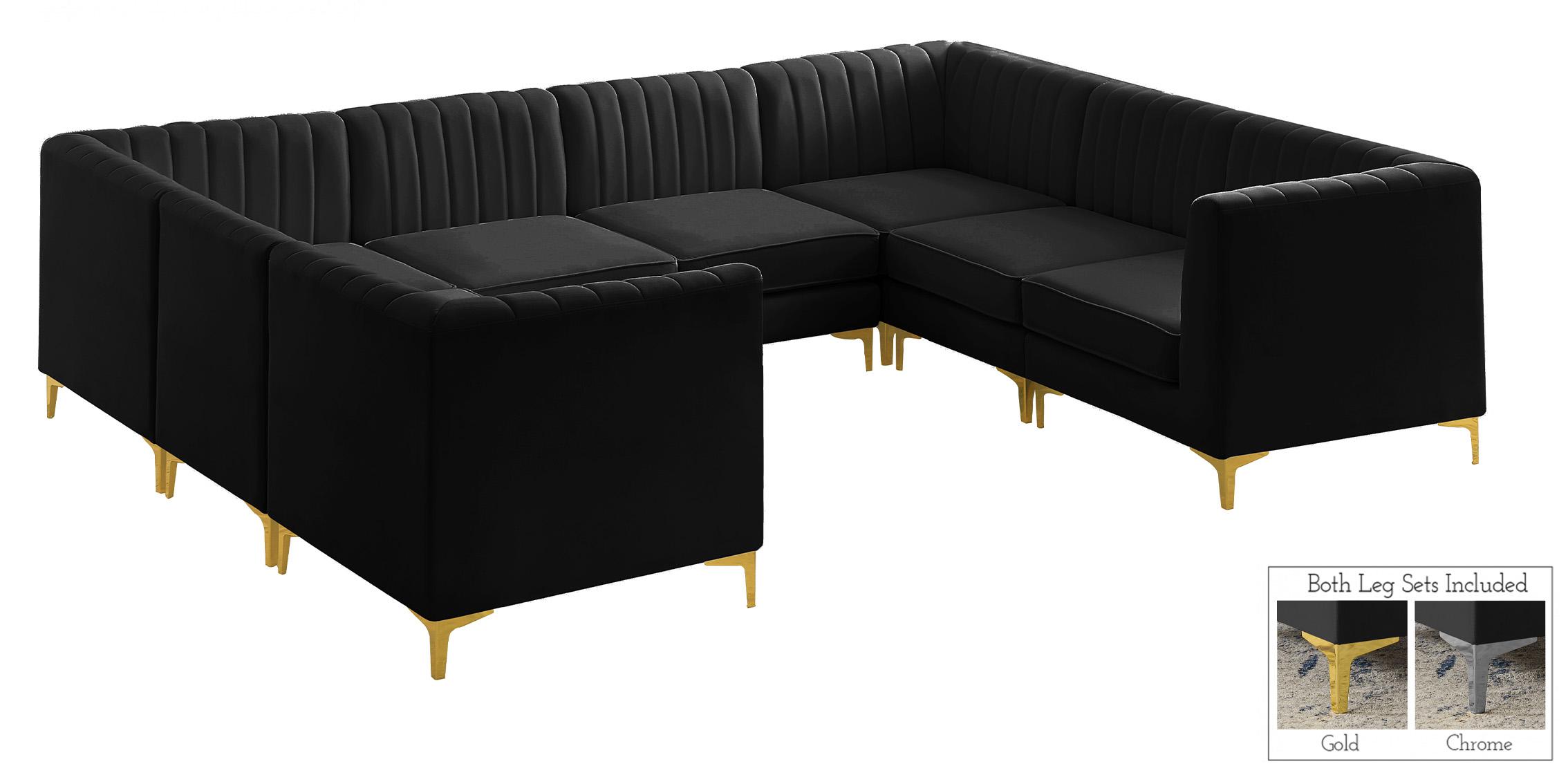 

    
604Black-Sec8B Meridian Furniture Modular Sectional Sofa
