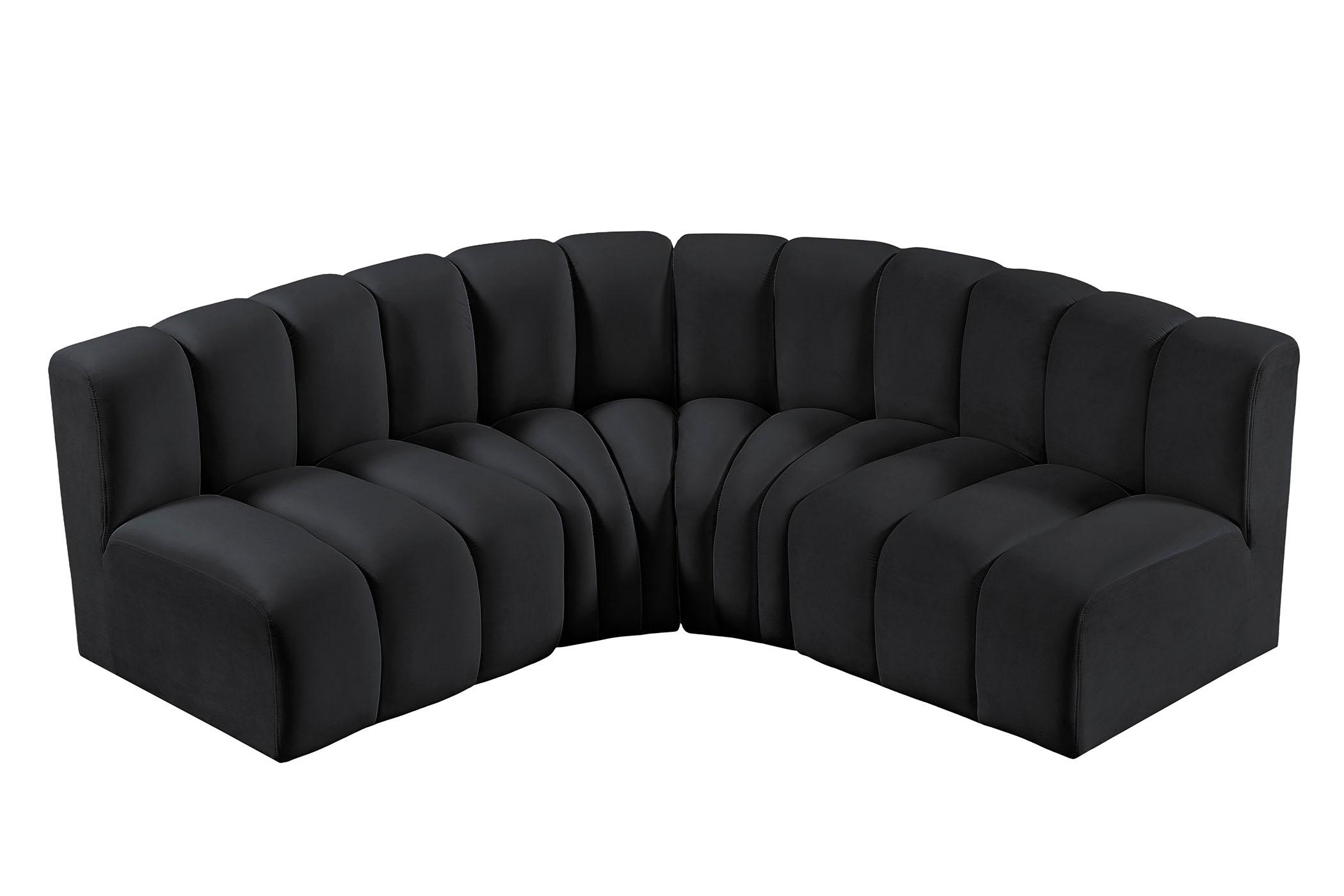 

    
Meridian Furniture ARC 103Black-S4B Modular Sectional Sofa Black 103Black-S4B

