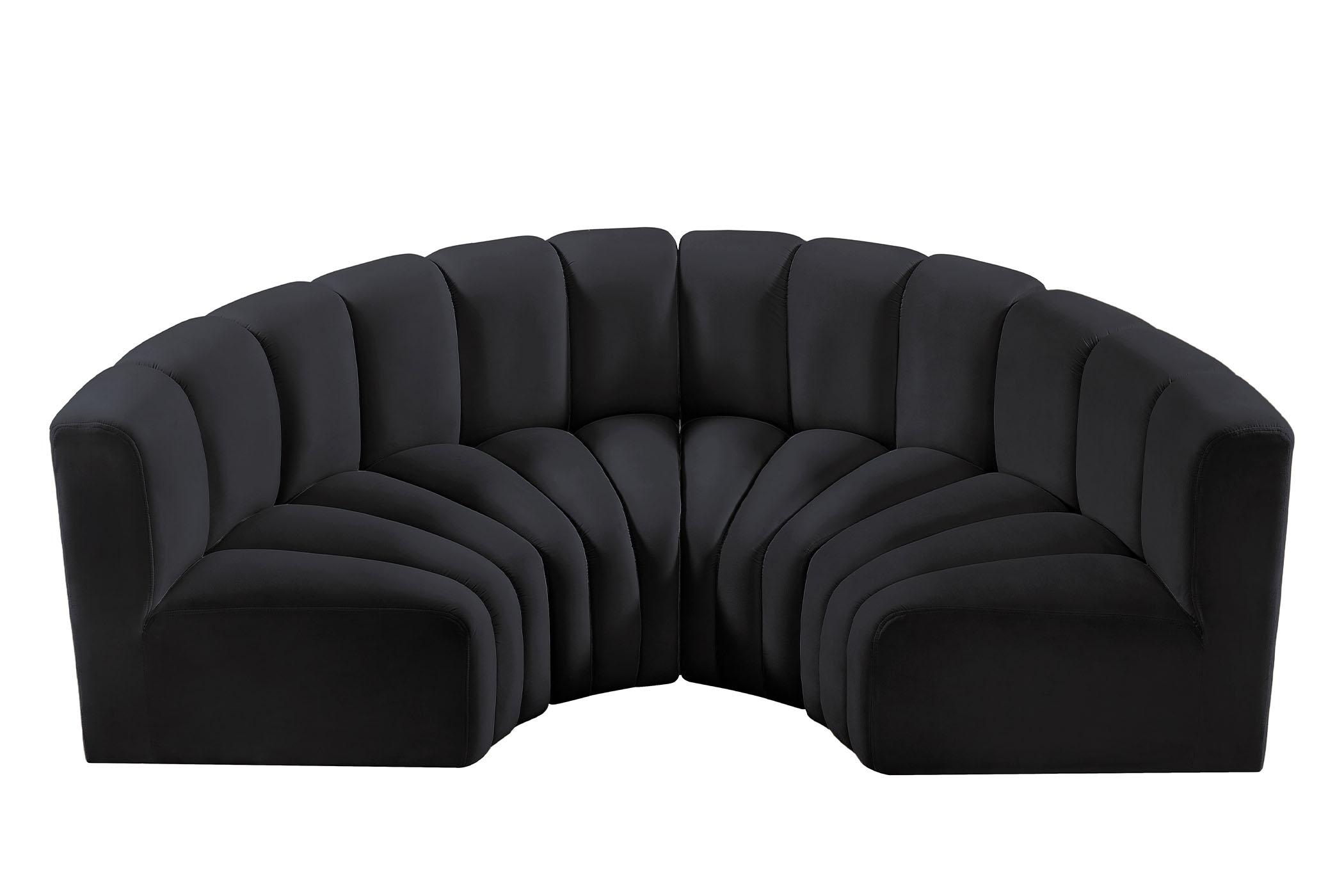 

    
Meridian Furniture ARC 103Black-S4C Modular Sectional Sofa Black 103Black-S4C
