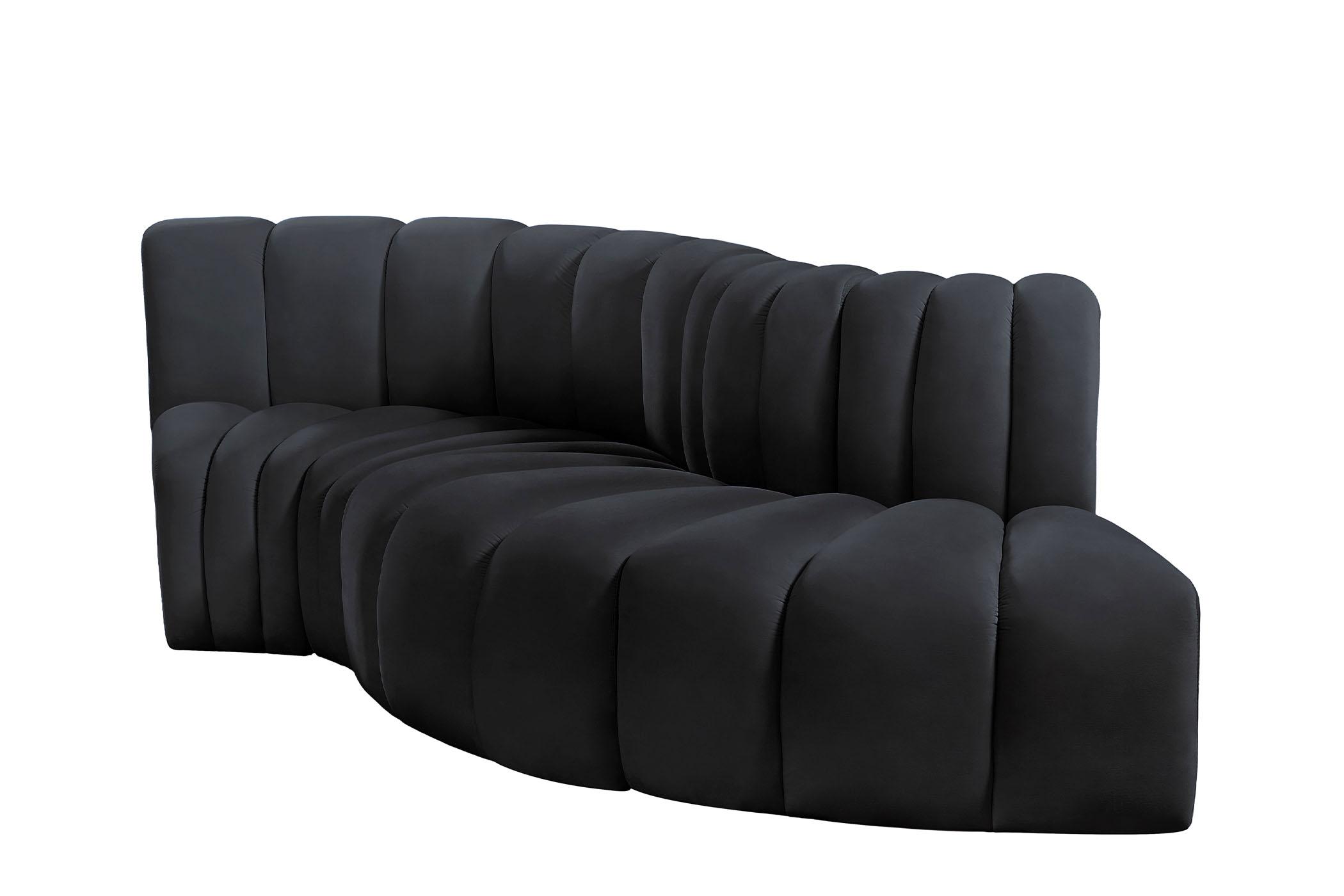 

    
Meridian Furniture ARC 103Black-S4D Modular Sectional Sofa Black 103Black-S4D
