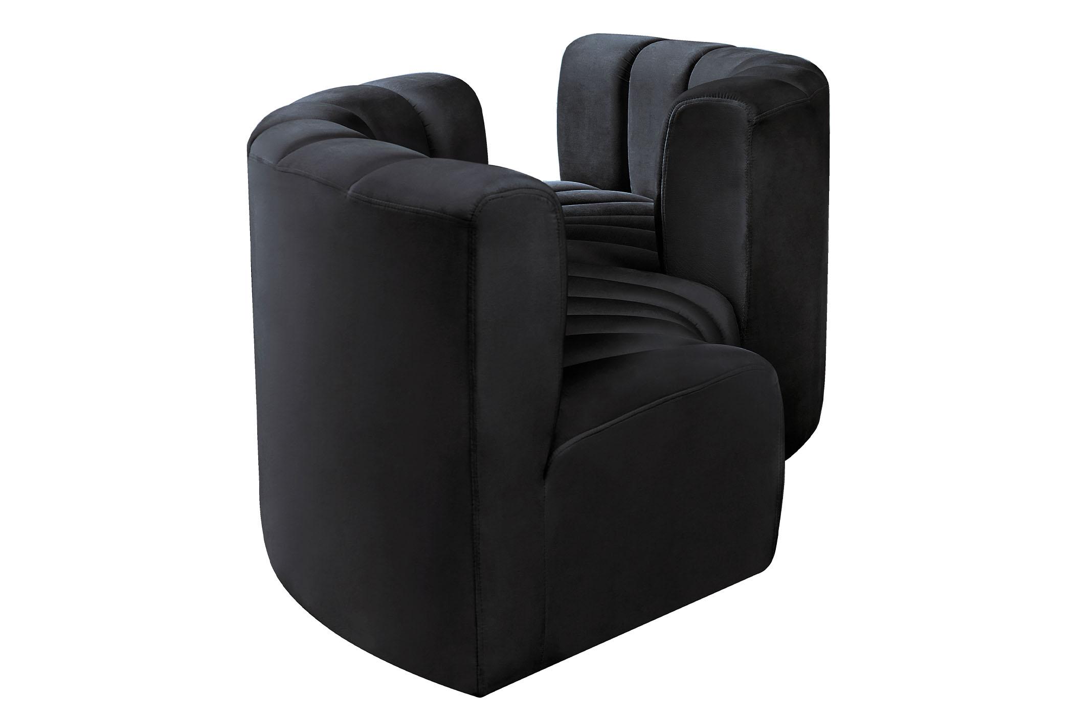 

    
103Black-S4F Meridian Furniture Modular Sectional Sofa
