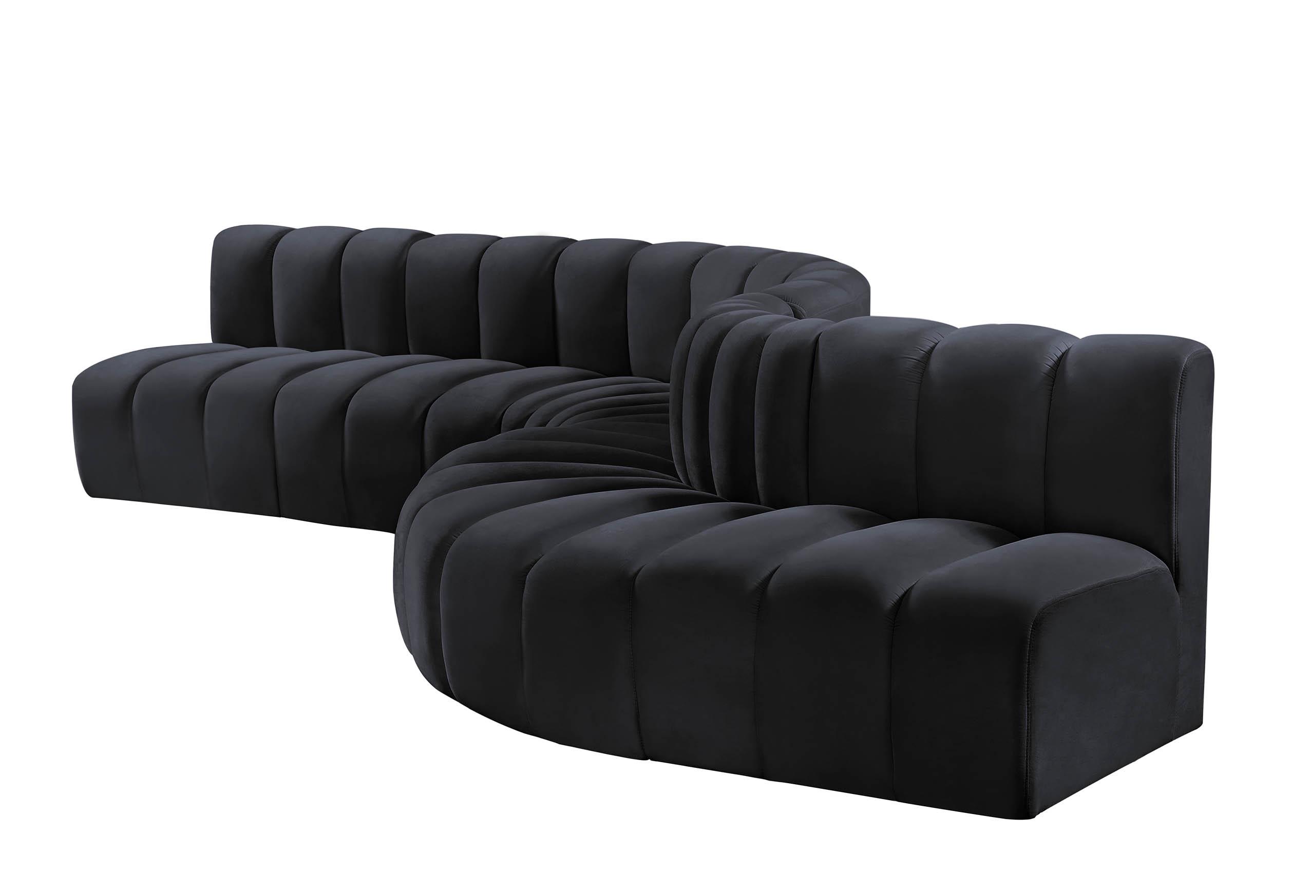 

    
Meridian Furniture ARC 103Black-S7C Modular Sectional Sofa Black 103Black-S7C
