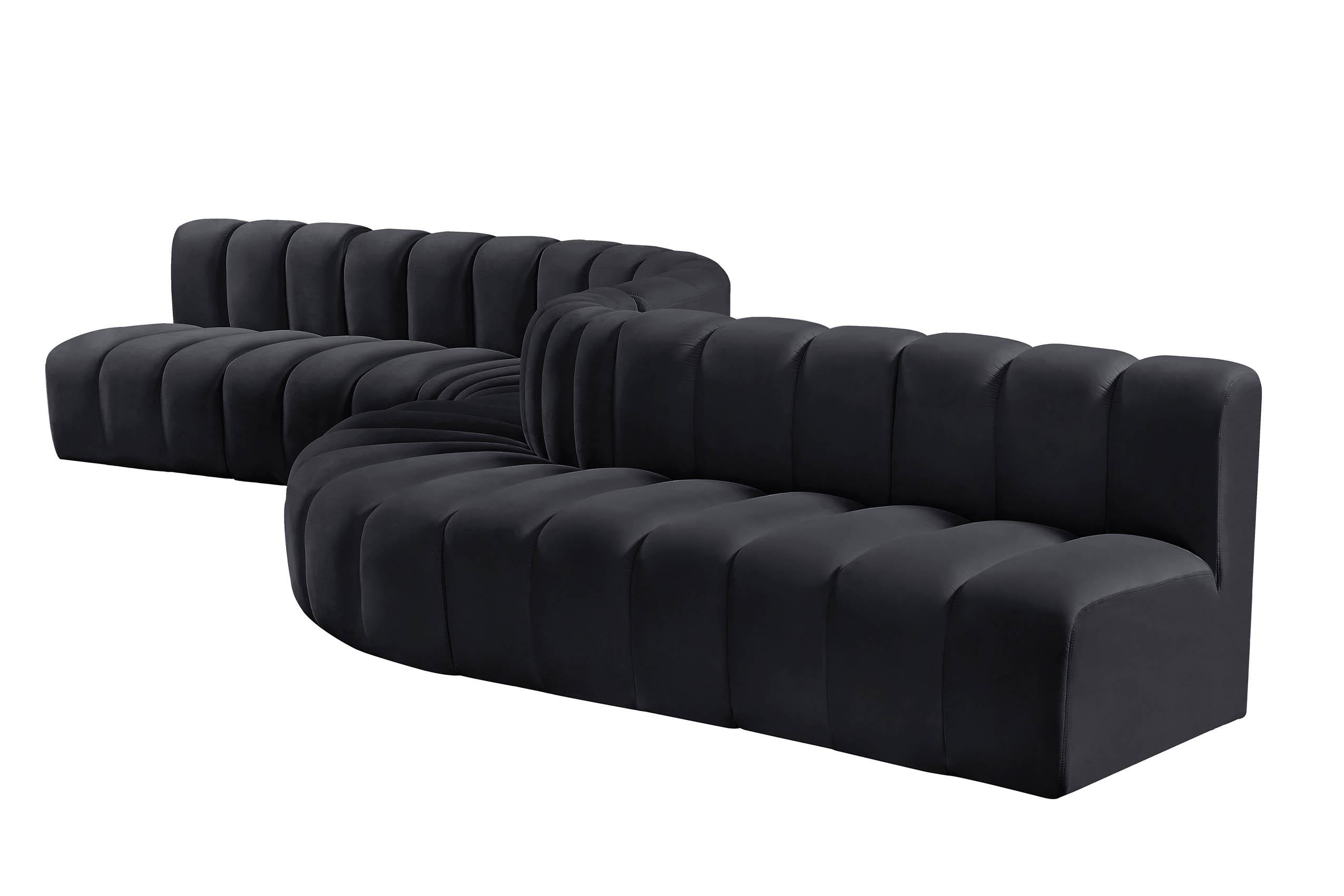 

    
Meridian Furniture ARC 103Black-S8C Modular Sectional Sofa Black 103Black-S8C
