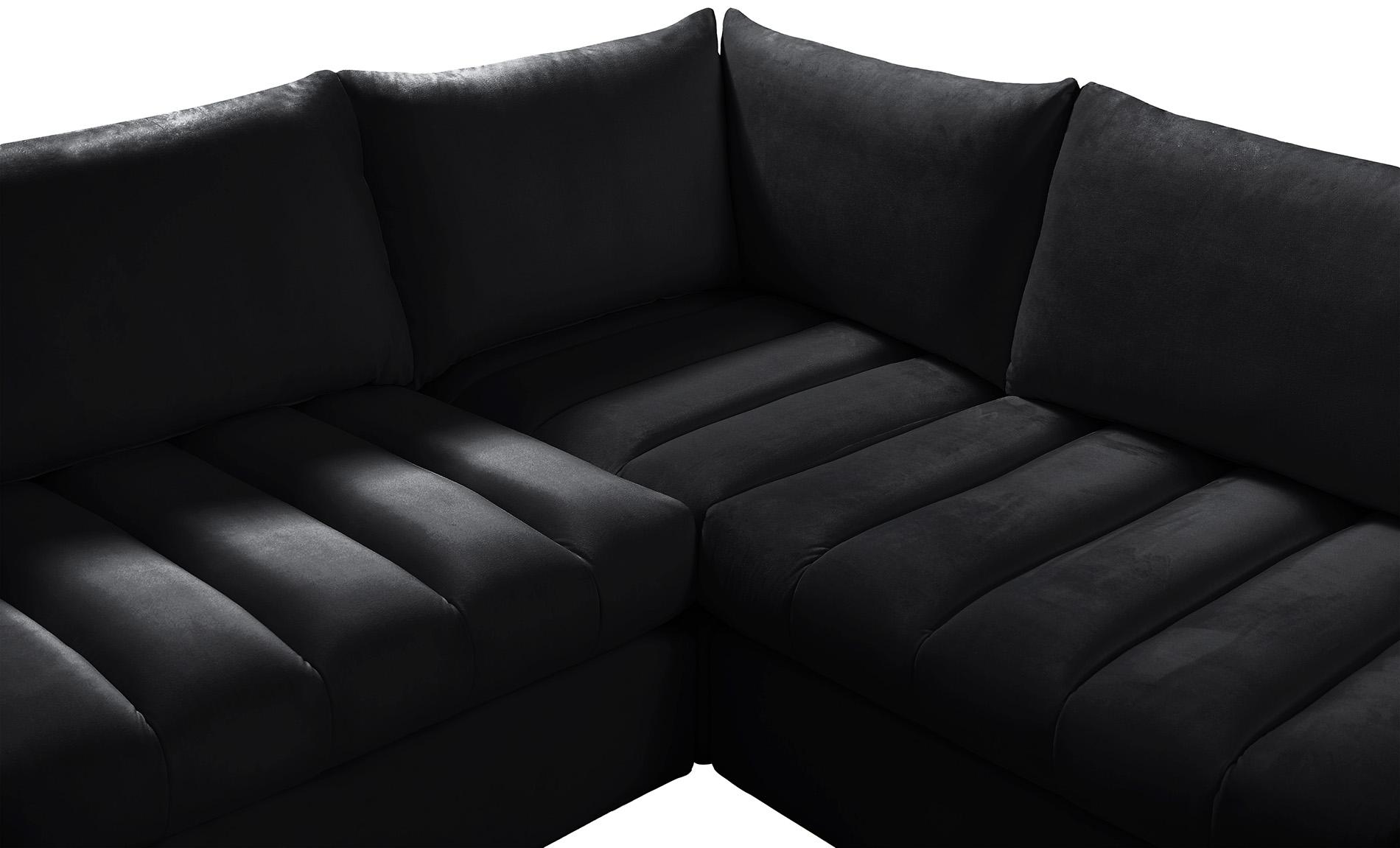 

        
Meridian Furniture JACOB 649Black-Sec6B Modular Sectional Sofa Black Velvet 94308259512
