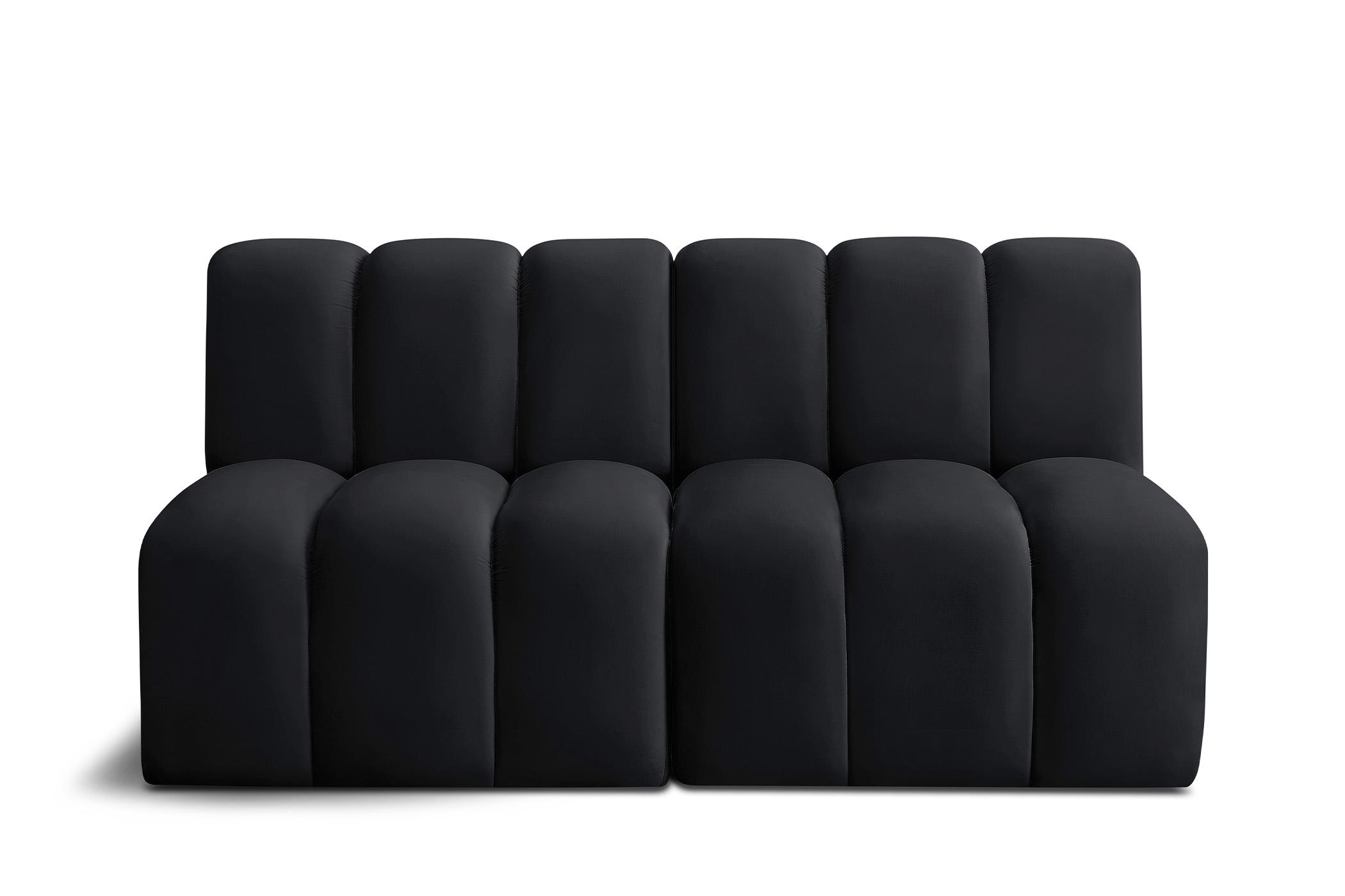 

        
Meridian Furniture ARC 103Black-S2A Modular Sofa Black Velvet 094308298658

