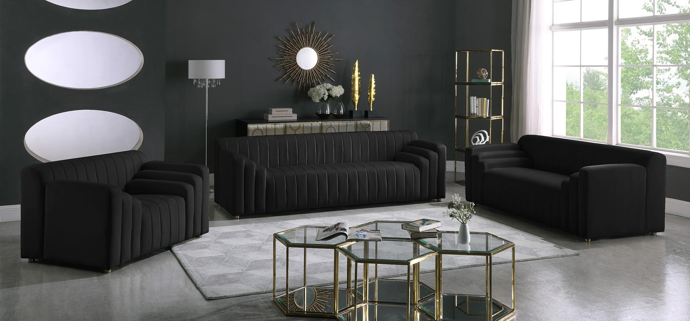 

    
Meridian Furniture NAYA 637Black-S-Set-2 Sofa Set Black 637Black-S-Set-2
