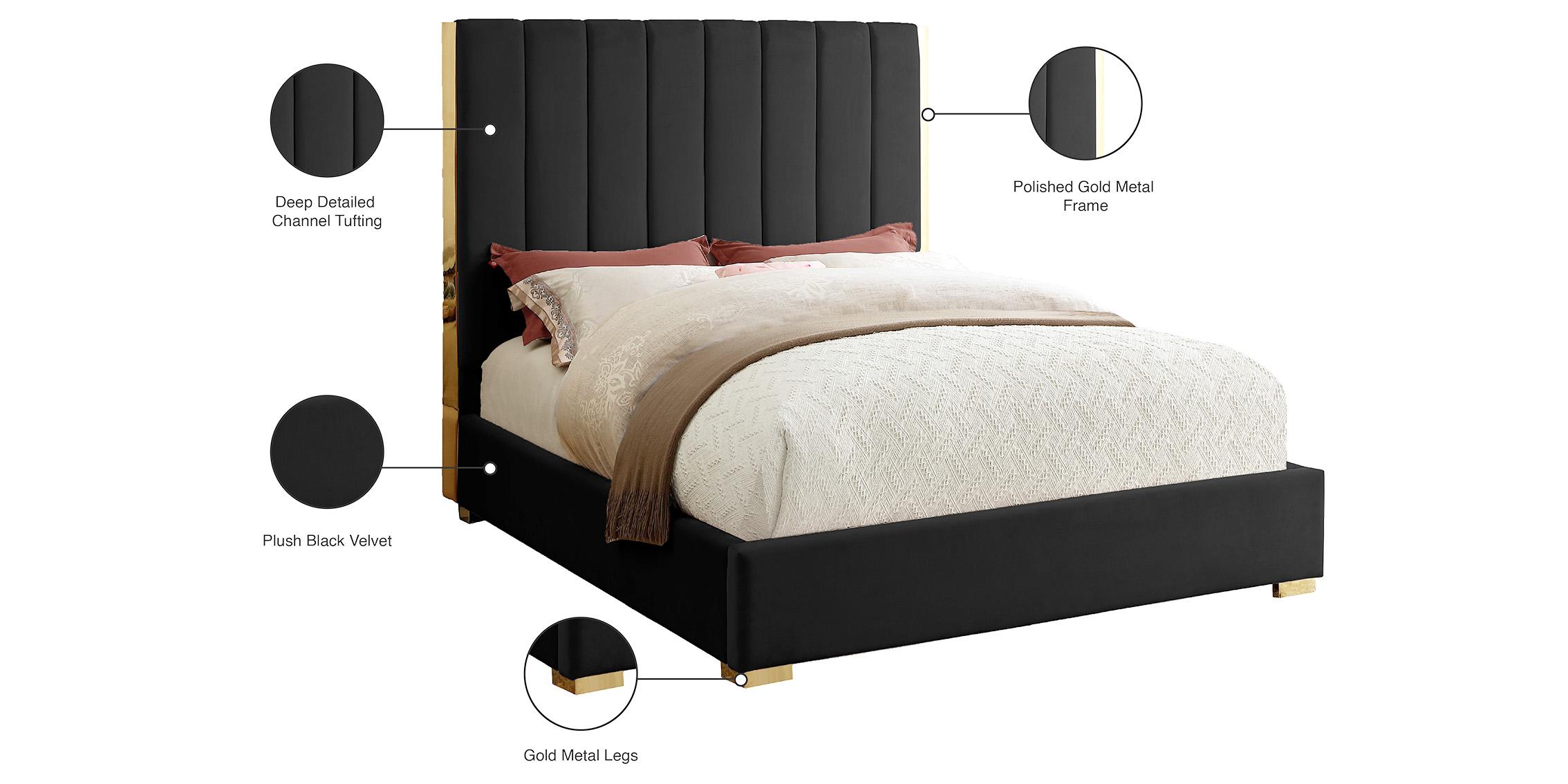 

    
Meridian Furniture BECCA Black-F Platform Bed Black BeccaBlack-F

