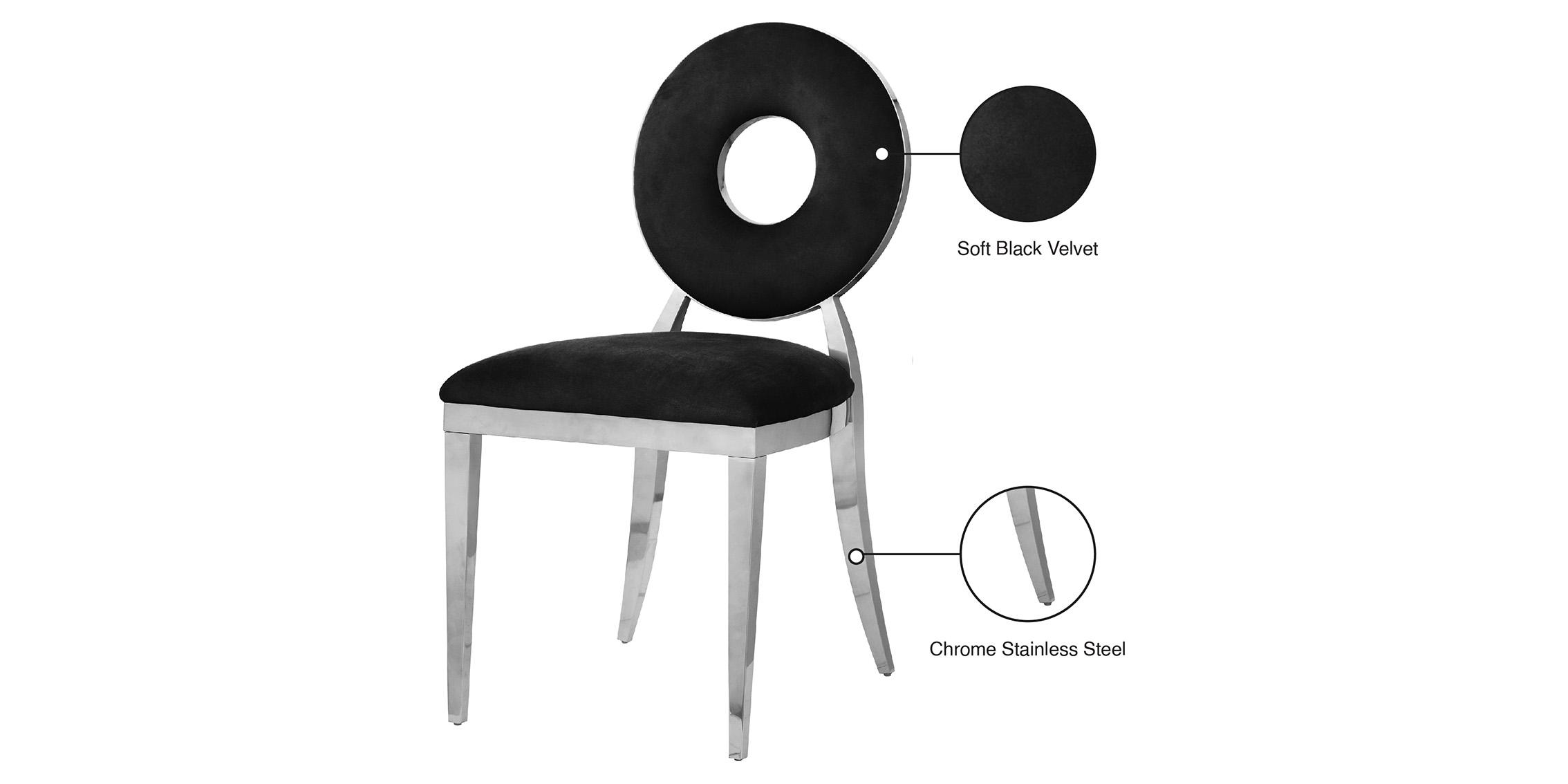 

    
859Black-C Meridian Furniture Dining Chair Set

