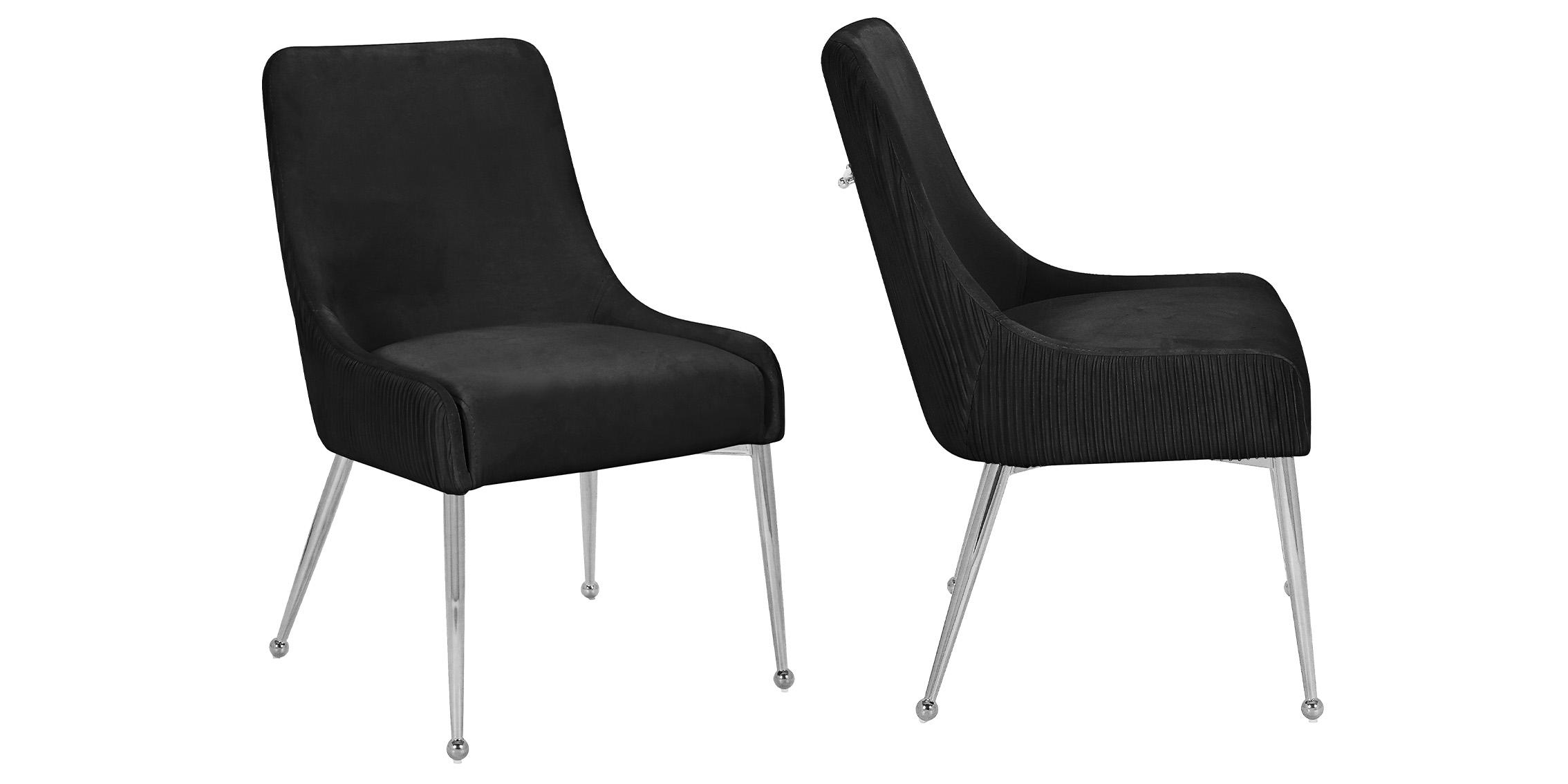 

    
856Black Meridian Furniture Dining Chair Set
