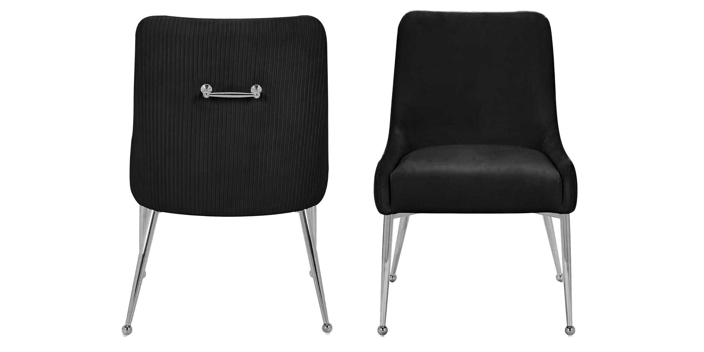 

    
Meridian Furniture ACE 856Black Dining Chair Set Chrome/Black 856Black
