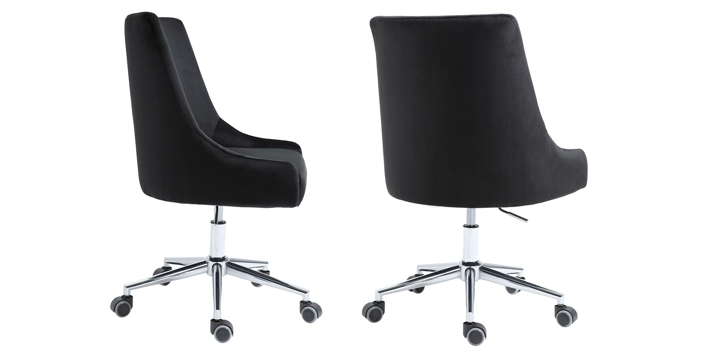 

        
Meridian Furniture KARINA 164Black Office Chair Chrome/Black Fabric 094308251042
