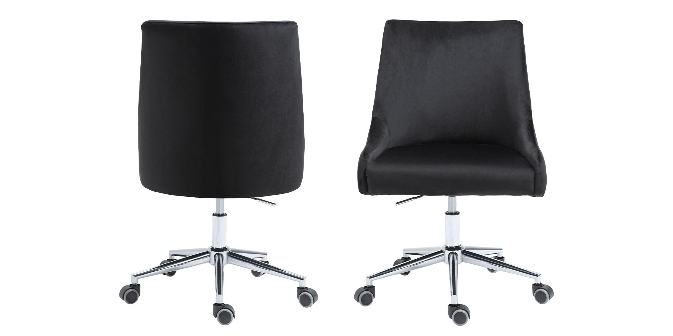 

    
Meridian Furniture KARINA 164Black Office Chair Chrome/Black 164Black
