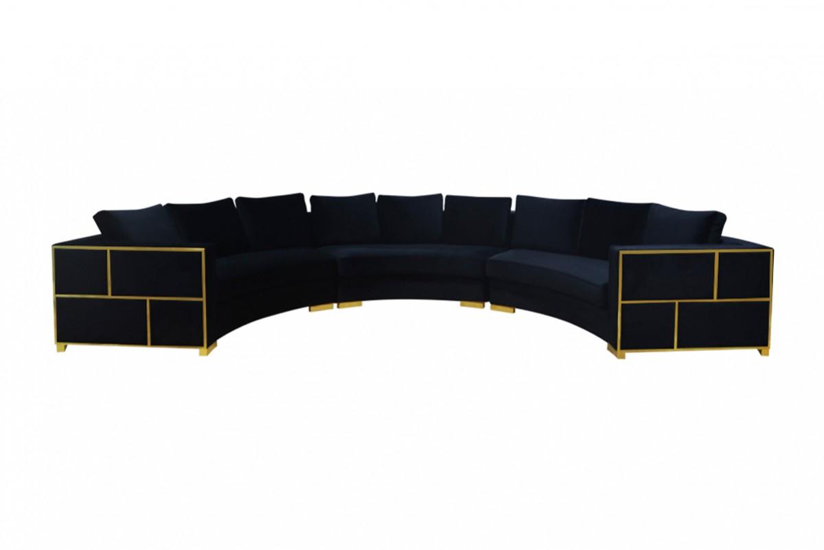 

                    
VIG Furniture VGYUHD1840-B-BLK Sectional Sofa Black Fabric Purchase 
