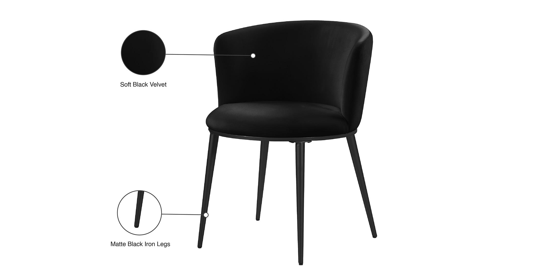 

    
966Black-C Meridian Furniture Dining Chair Set
