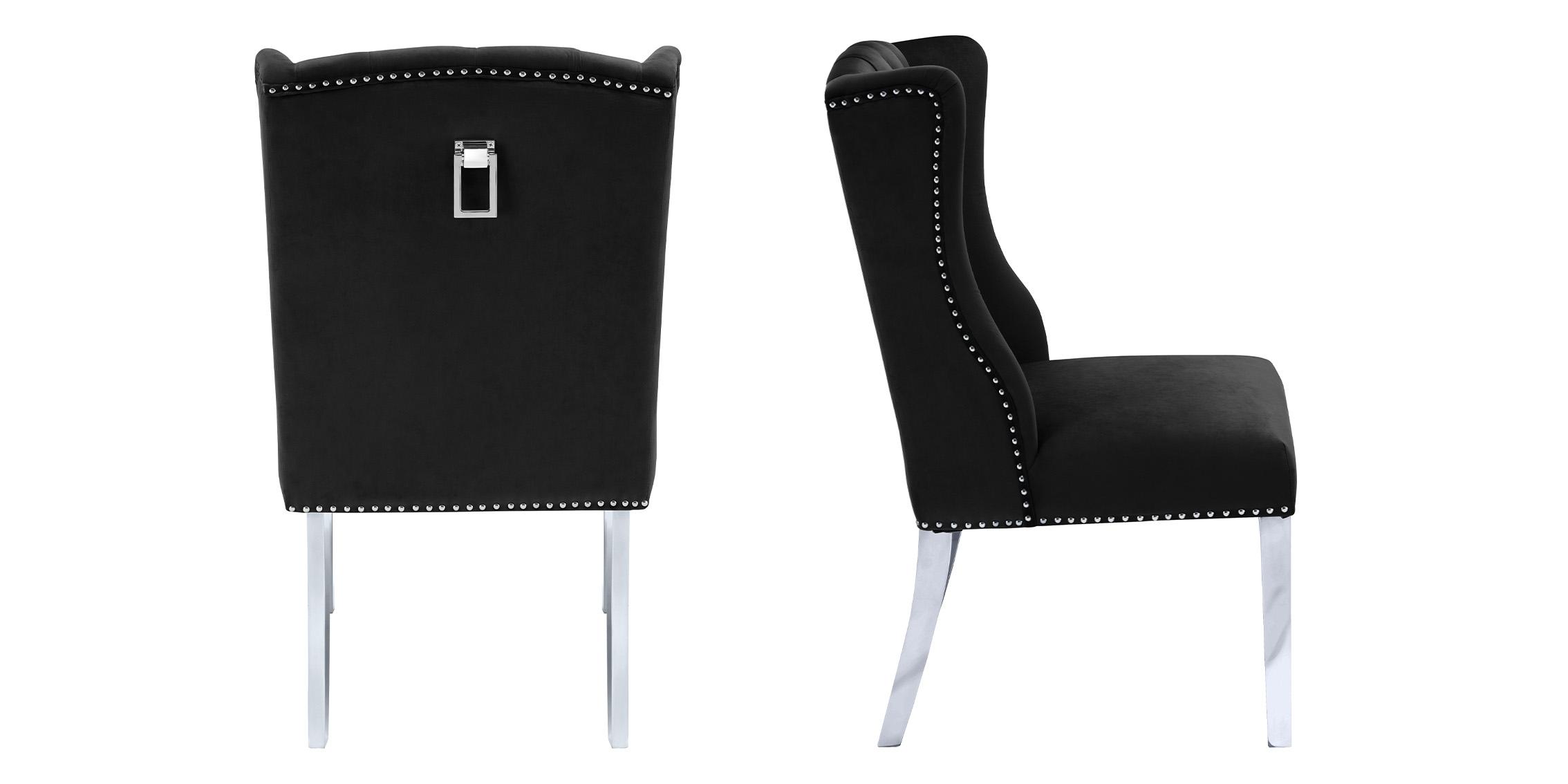

        
Meridian Furniture SURI 809Black-C Dining Chair Set Black Velvet 094308255316

