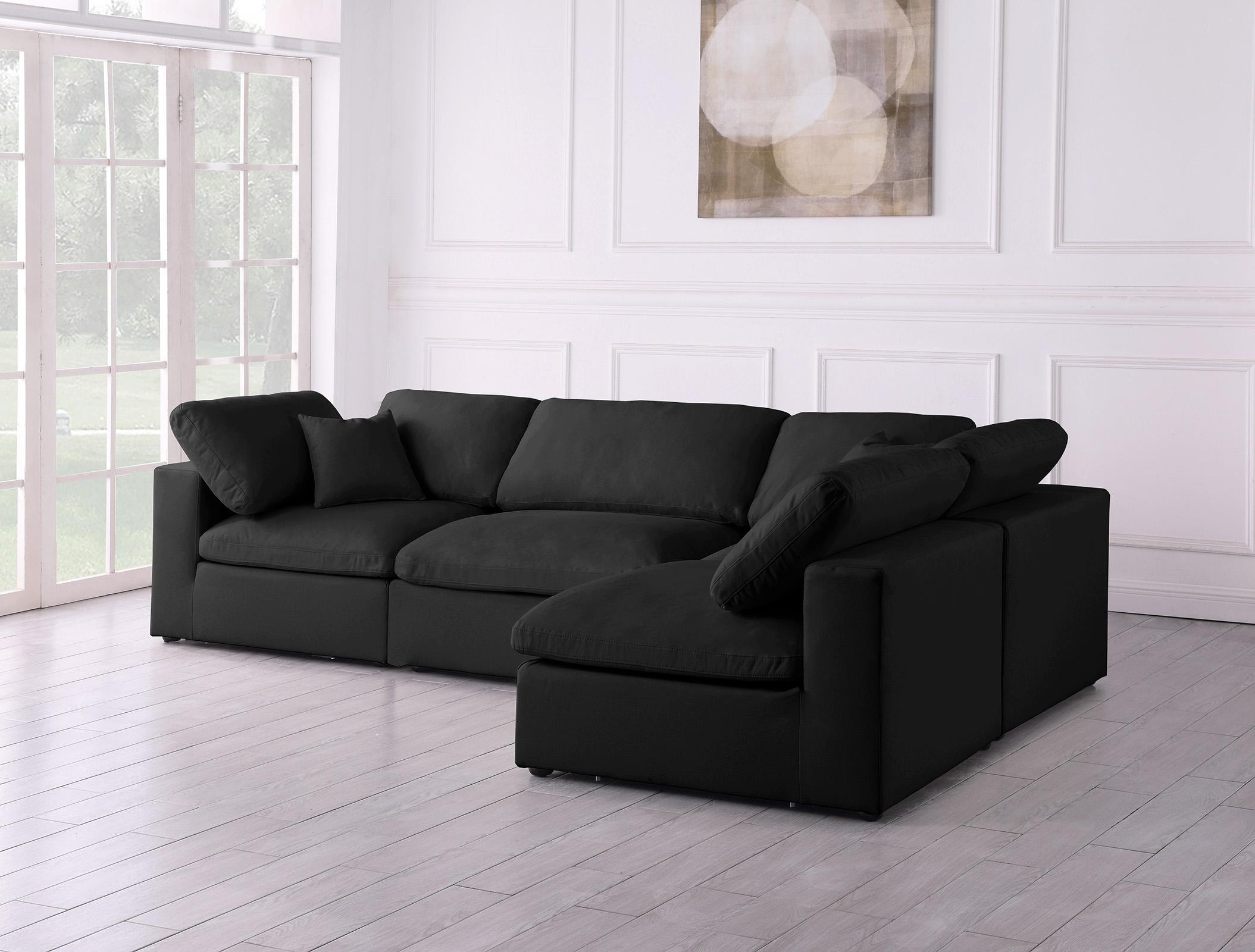 

        
Meridian Furniture 602Black-Sec4B Sectional Sofa Black Fabric 094308257846
